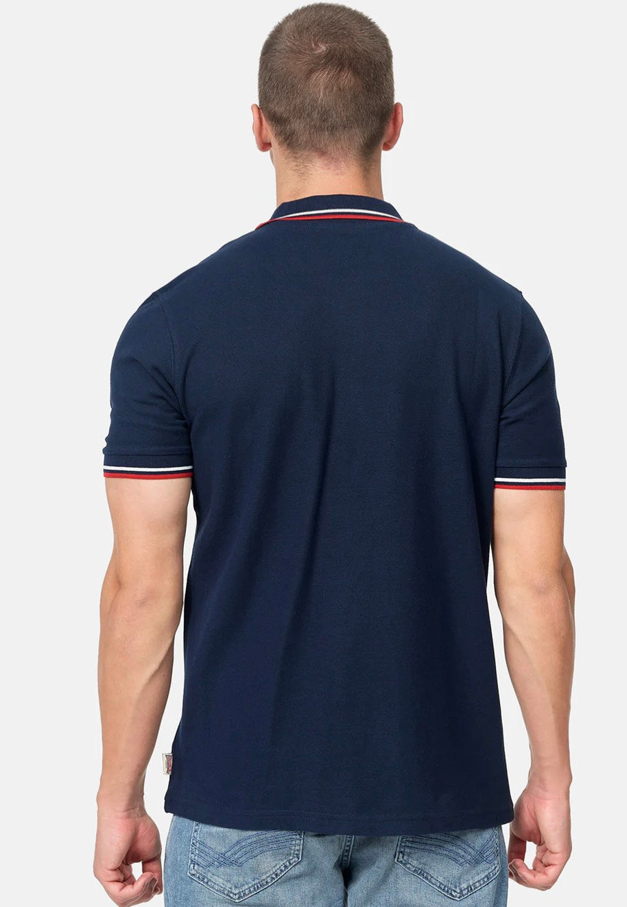 Lonsdale - Moyne Navy/Red/White - Polo | Men-Image