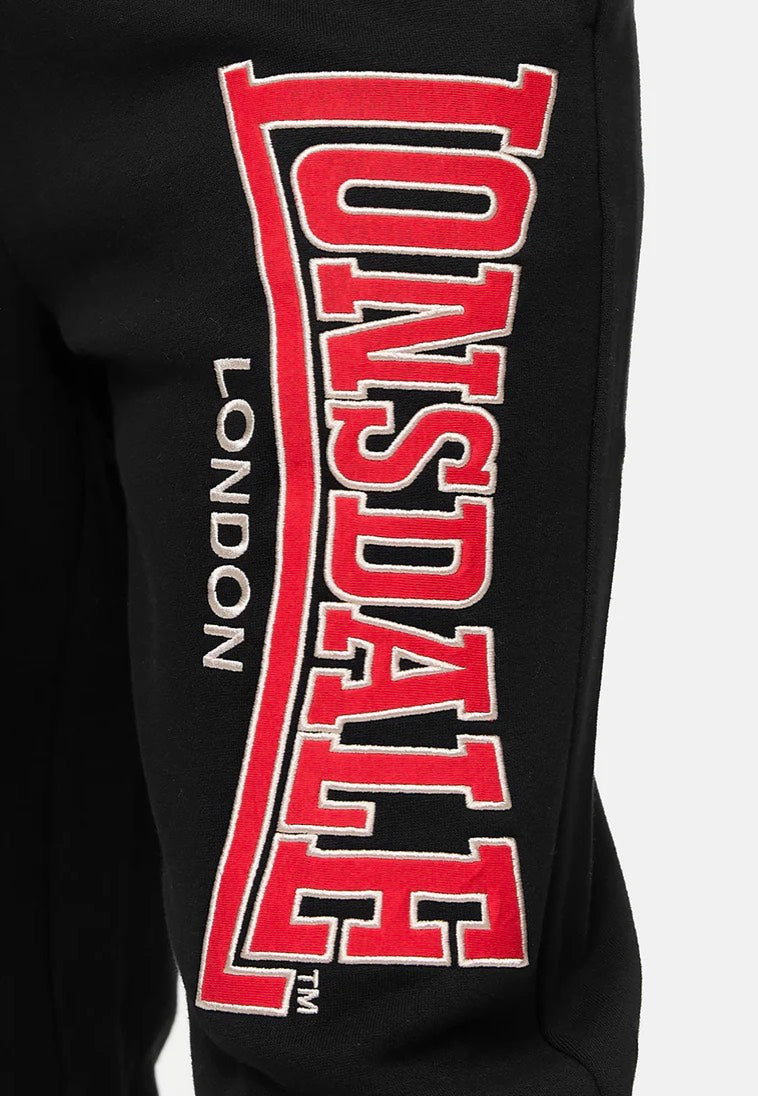 Lonsdale - Coiree Black/Red/White - Sweat Pants | Men-Image