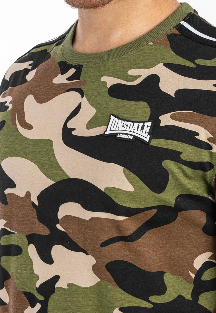 Lonsdale - Gunnista Camo Woodland - T-Shirt | Men-Image