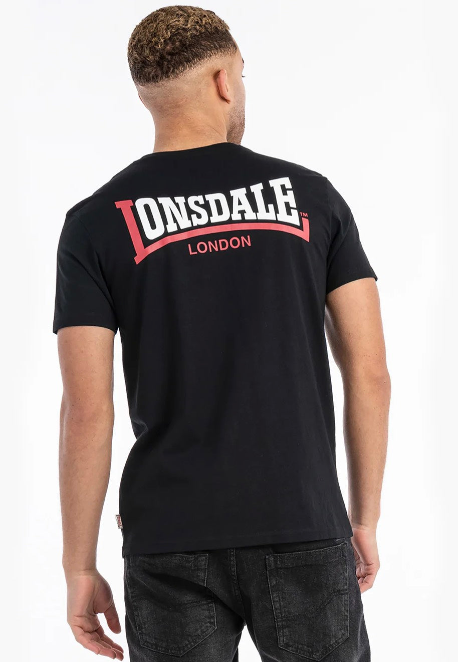 Lonsdale - Dale Black/White/Red - T-Shirt | Men-Image