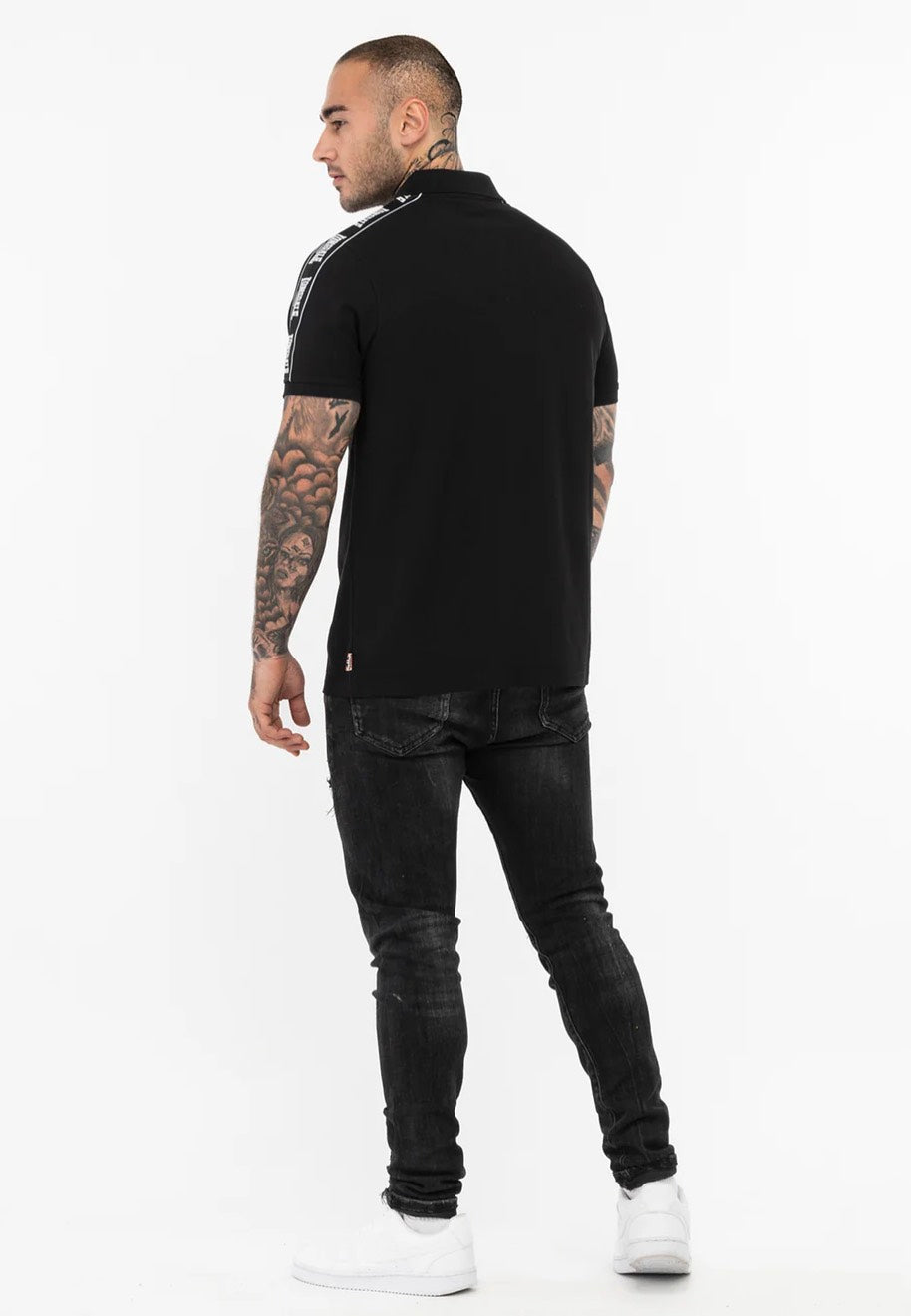 Lonsdale - Setter Black/White - Polo | Men-Image