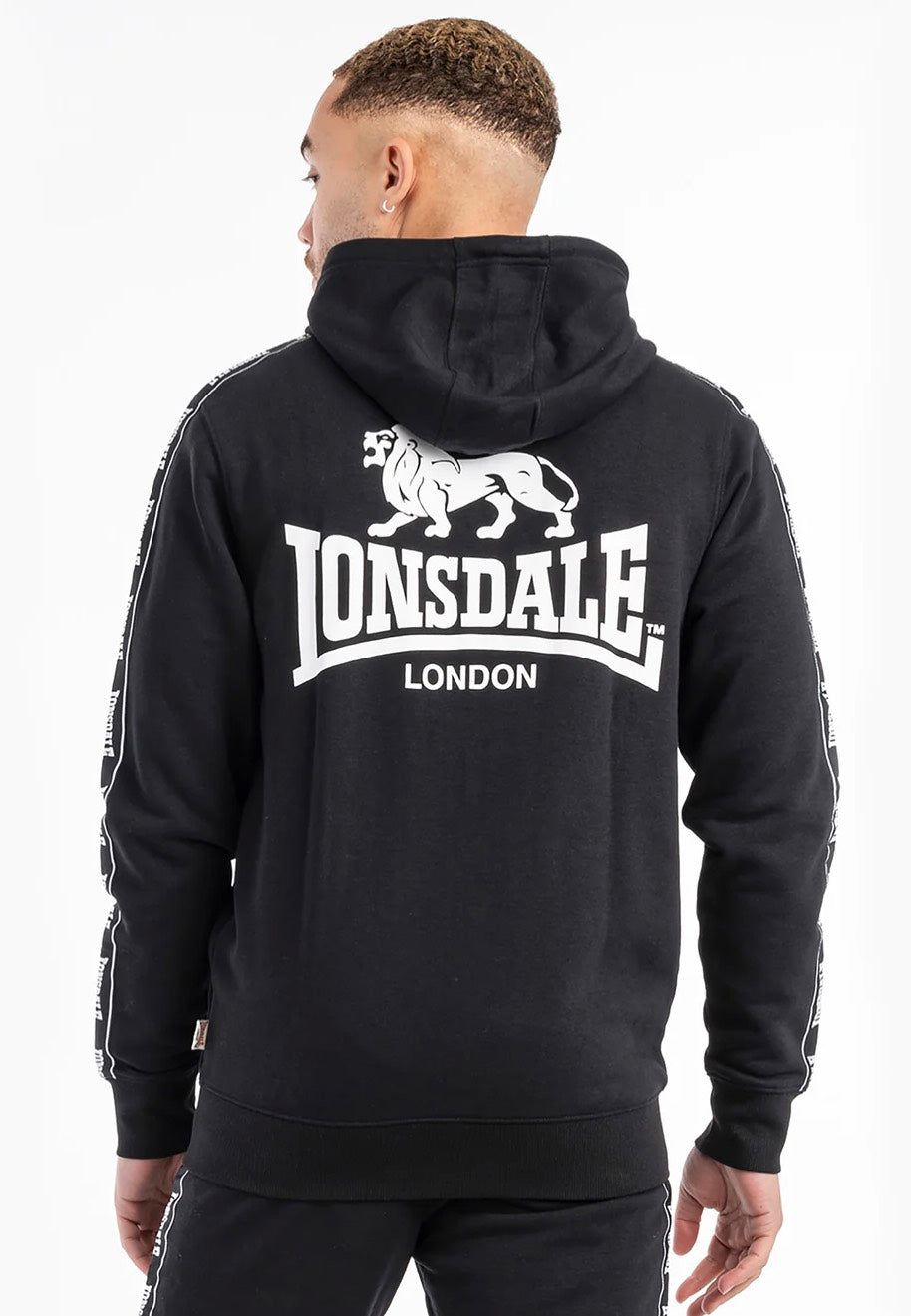 Lonsdale - Bigton Black/White - Zipper | Men-Image