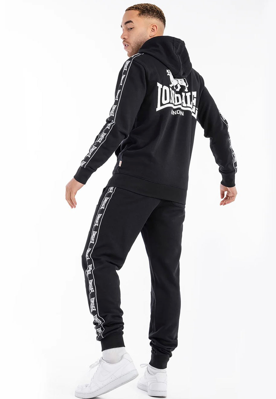 Lonsdale - Bigton Black/White - Zipper | Men-Image