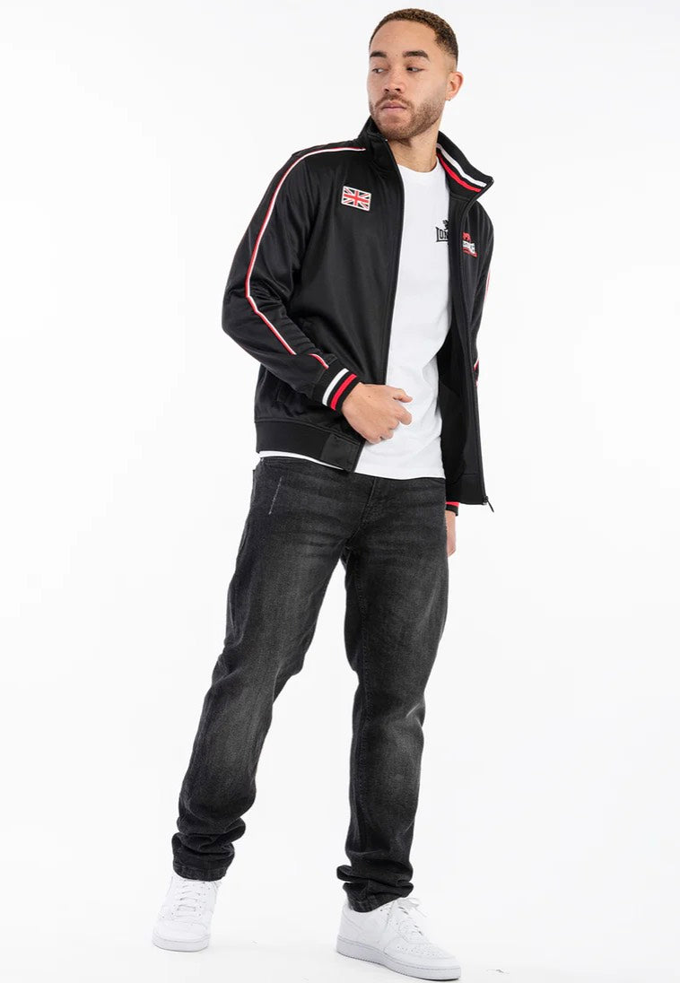 Lonsdale - Skellberry Black/Red/White - Track Jacket | Men-Image