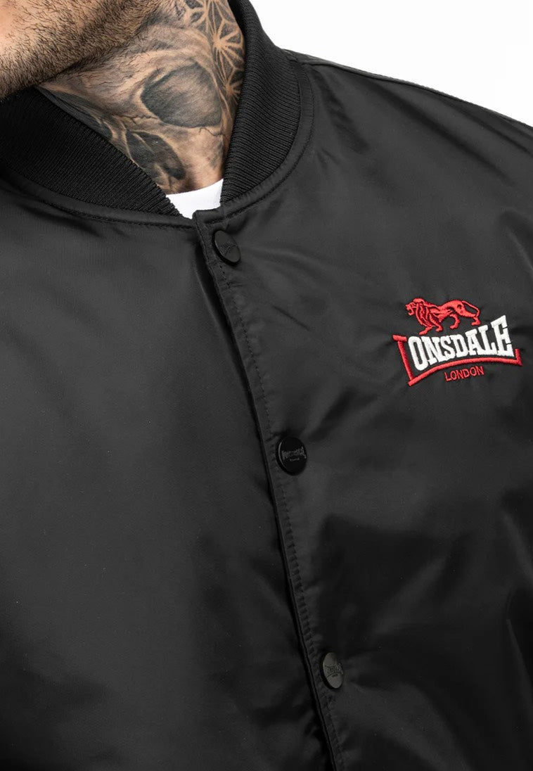 Lonsdale - Orkney Black/Red/Ecru - College Jacket | Men-Image