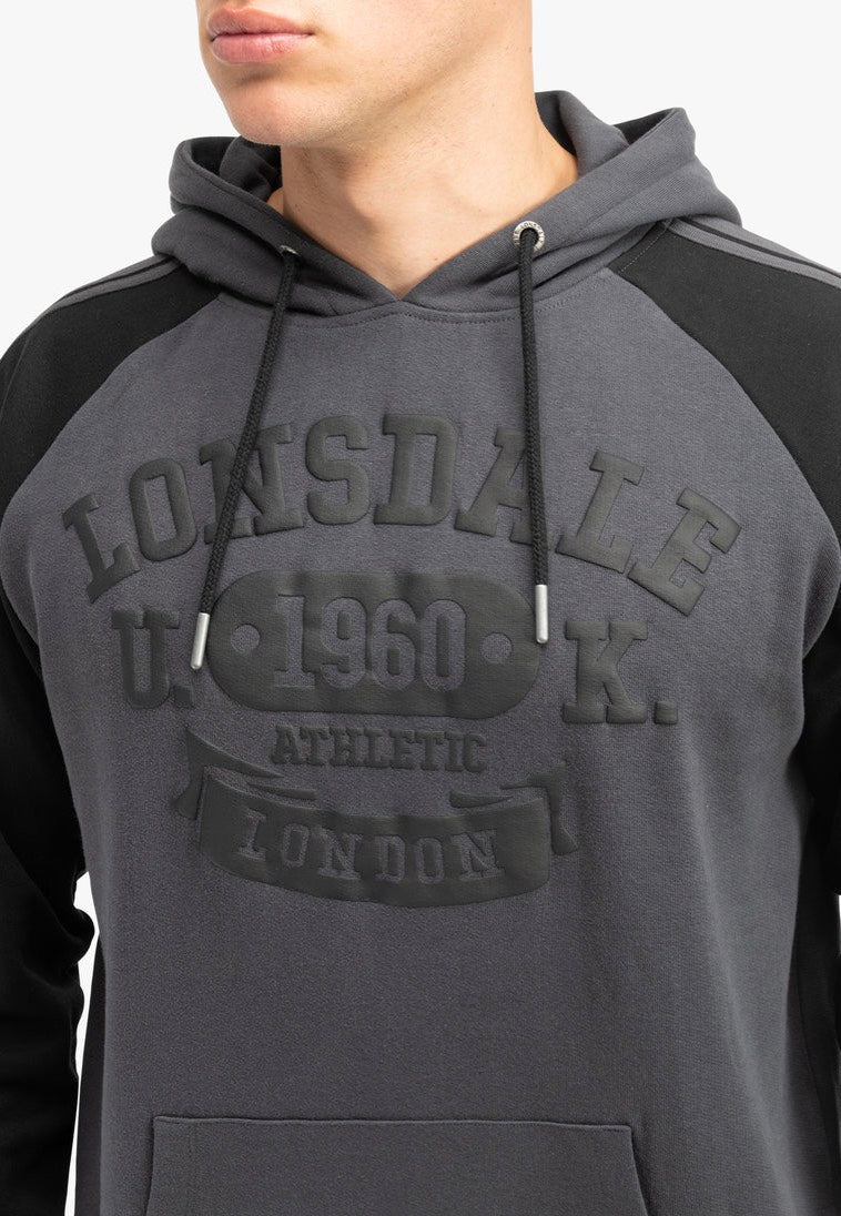 Lonsdale - Linnfoots Anthracite/Black - Hoodie | Men-Image