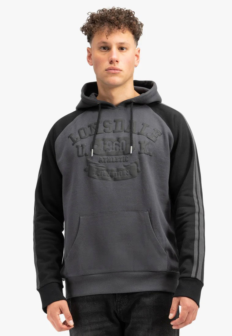 Lonsdale - Linnfoots Anthracite/Black - Hoodie | Men-Image
