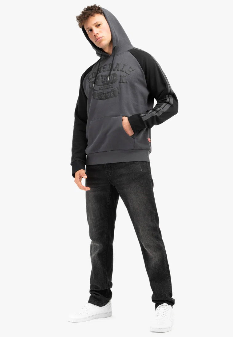 Lonsdale - Linnfoots Anthracite/Black - Hoodie | Men-Image