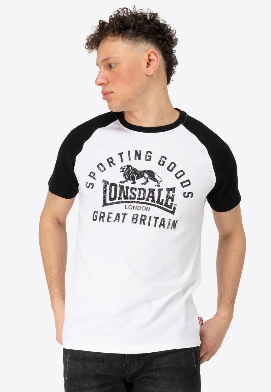 Lonsdale - Trenance White/Black - T-Shirt | Men-Image