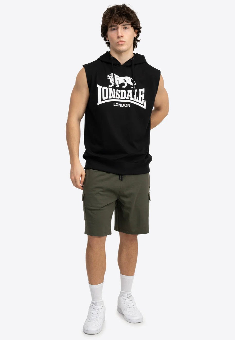 Lonsdale - Totton Olive/Black - Shorts | Men-Image