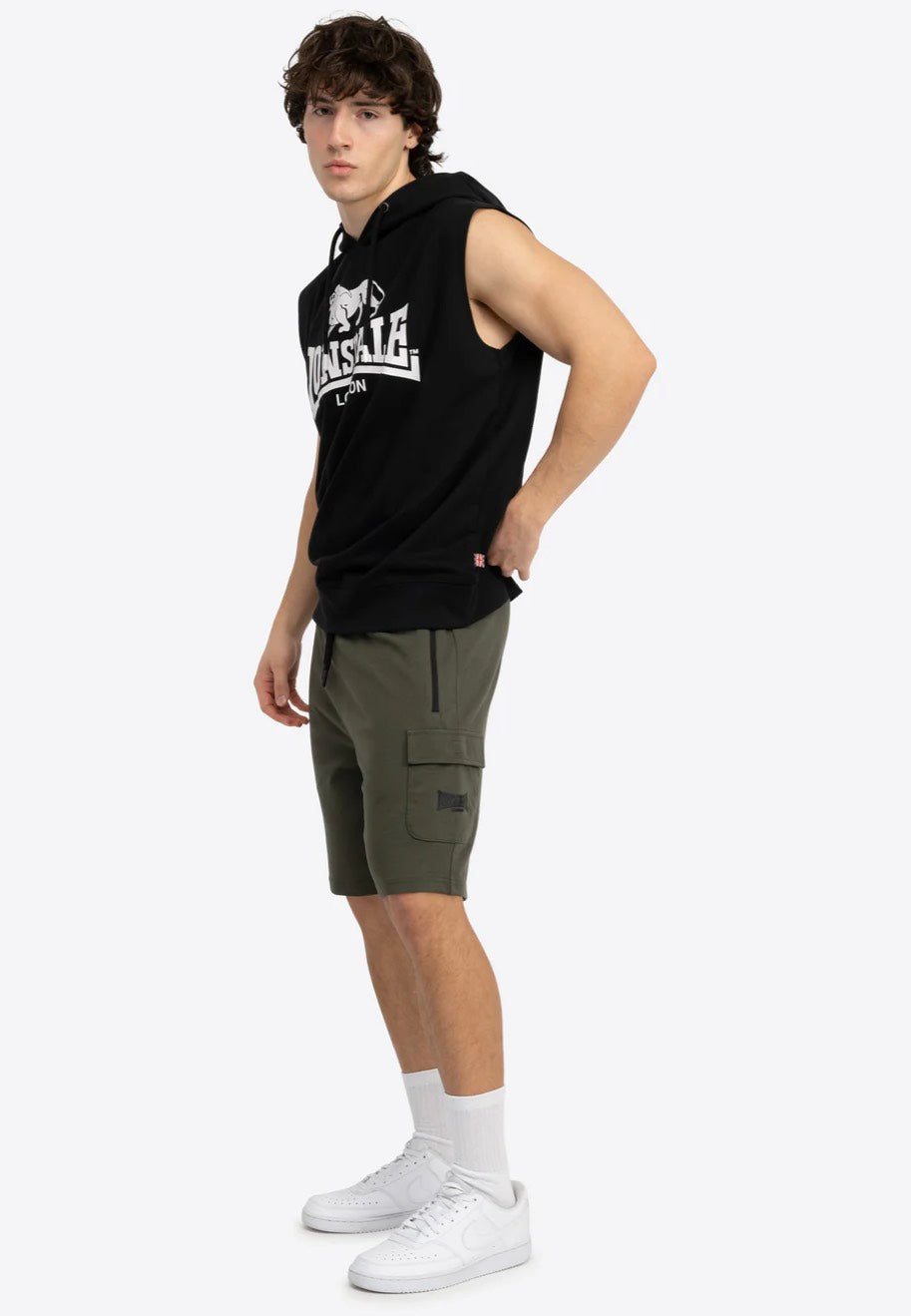 Lonsdale - Totton Olive/Black - Shorts | Men-Image