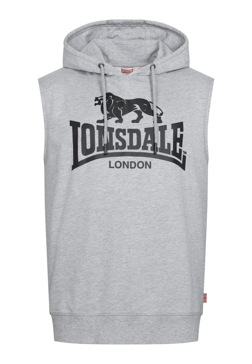 Lonsdale - Bignor Marl Grey/Black - Hoodie | Men-Image