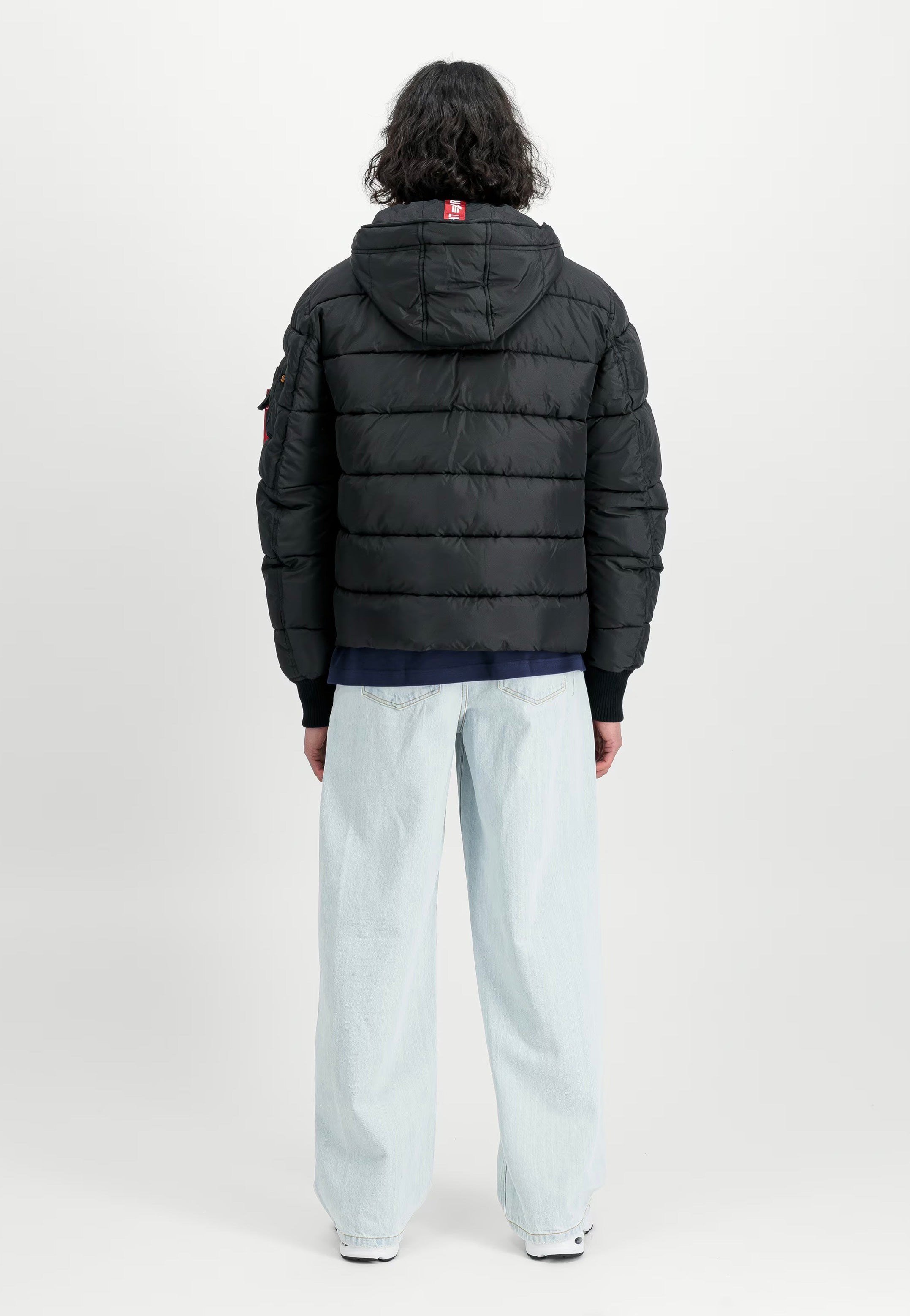 Alpha Industries Hooded Puffer Alpha FD Black - Jacket | Impericon