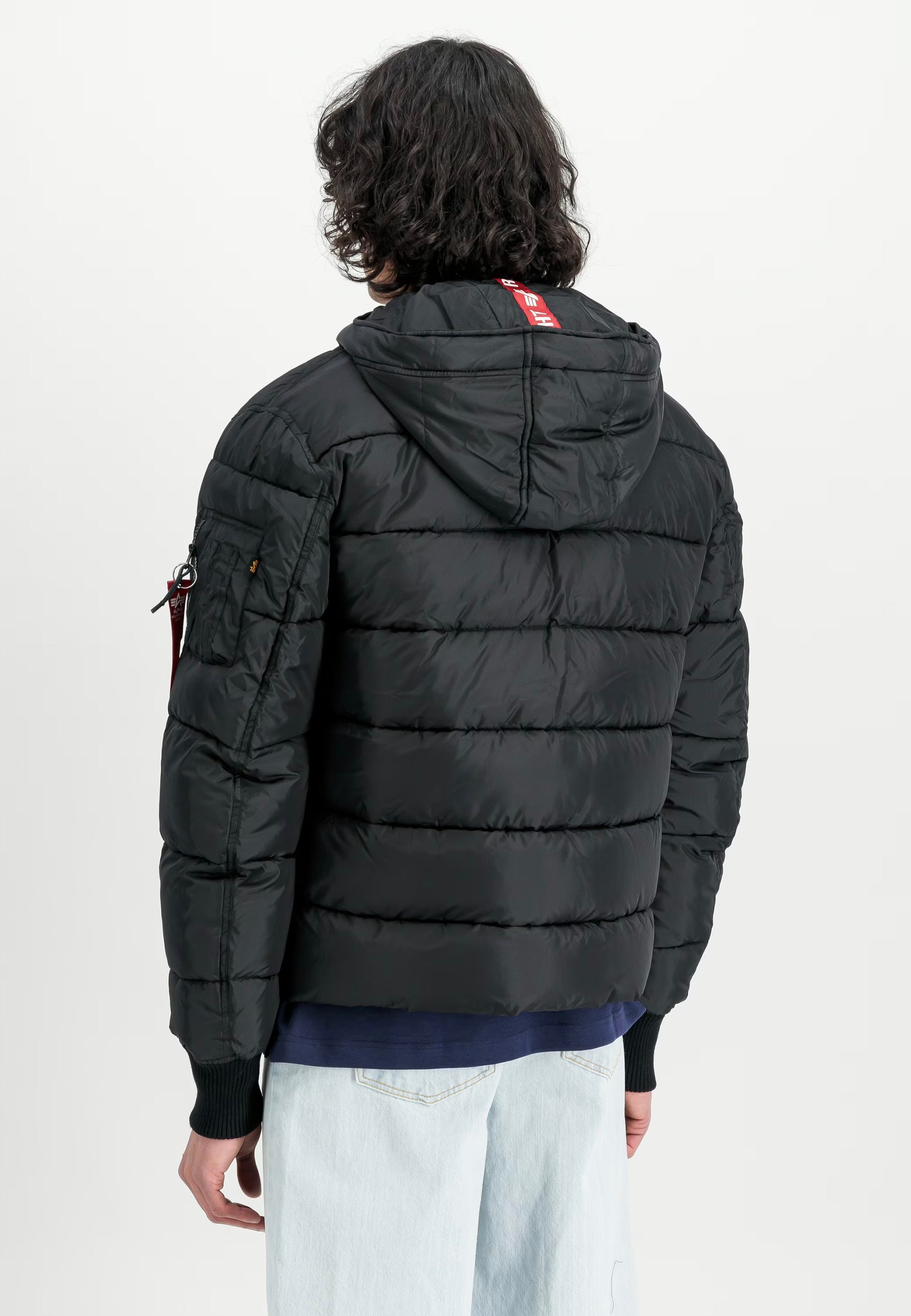 Alpha Industries Hooded Puffer Alpha FD Black - Jacket | Impericon