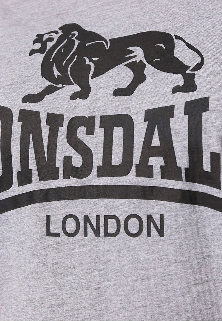 Lonsdale - Logo Marl Grey - T-Shirt | Men-Image