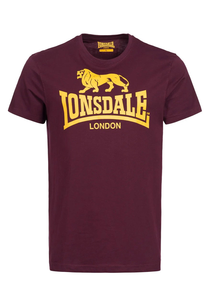 Lonsdale - Logo Vintage Oxblood - T-Shirt | Men-Image
