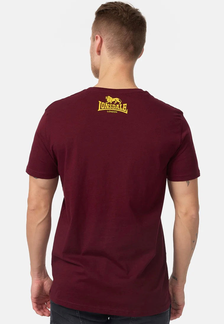 Lonsdale - Logo Vintage Oxblood - T-Shirt | Men-Image