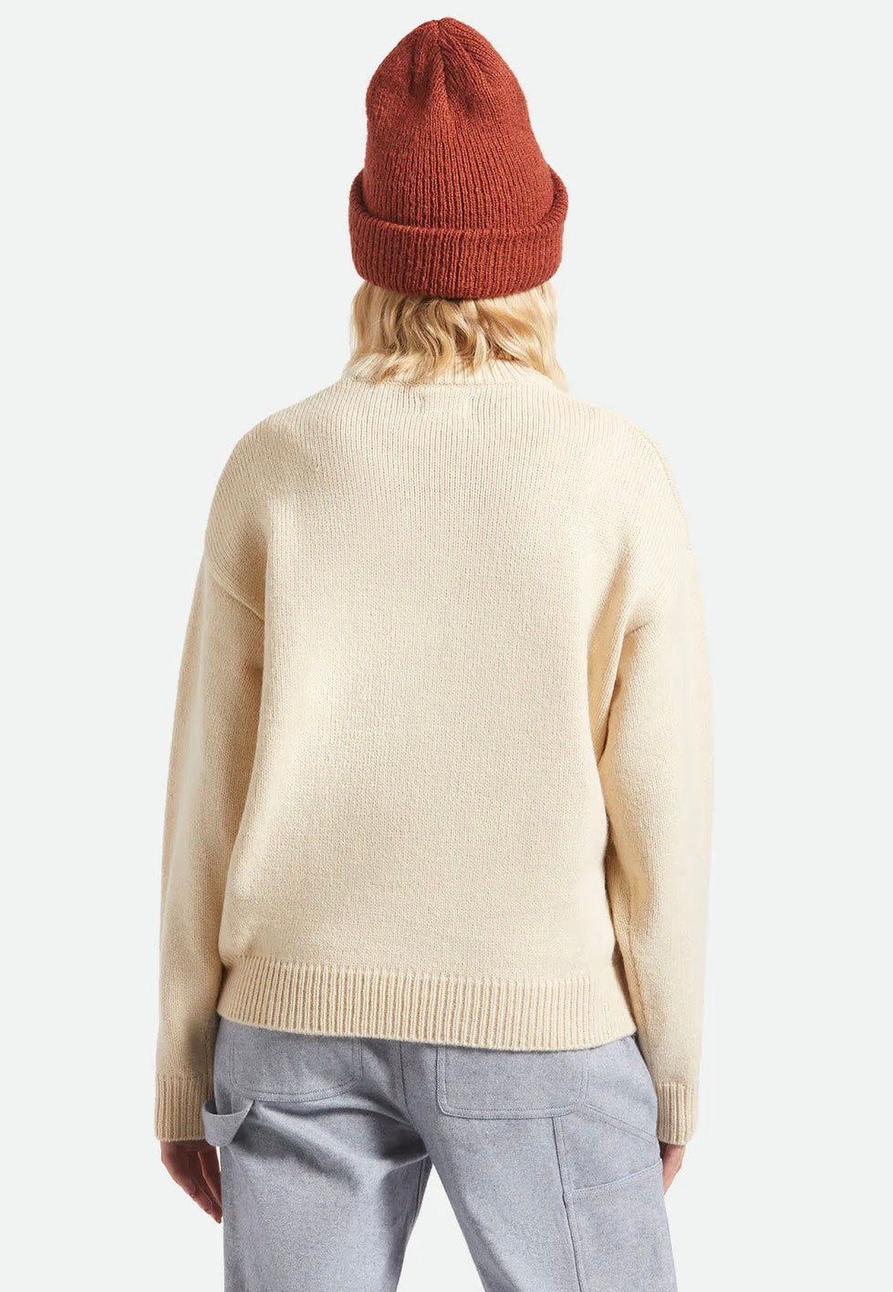 Brixton - Woodburn W Tall Brushed Terracotta - Beanie | Women-Image