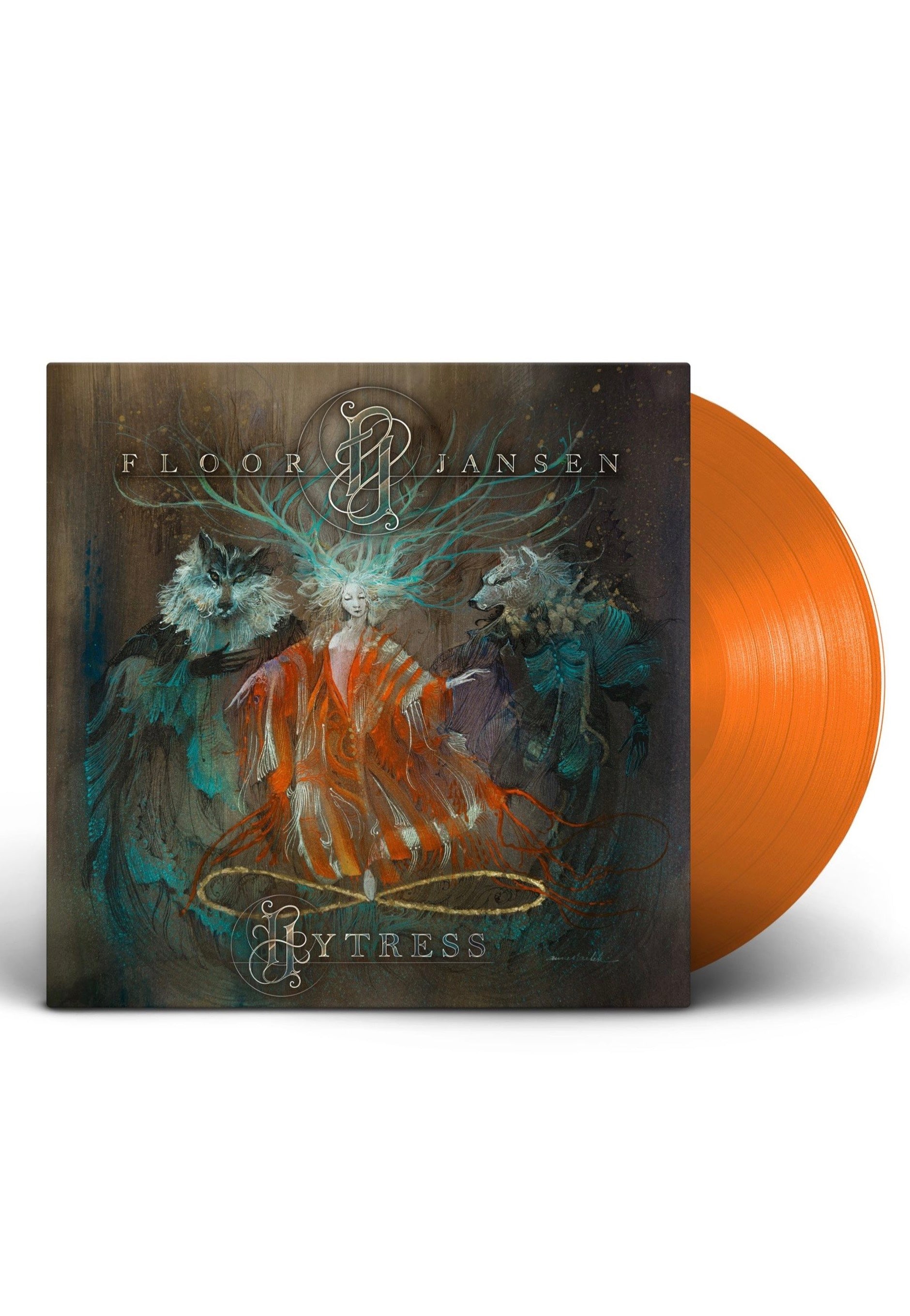 Floor Jansen Hytress Ltd. Transparent Orange Indie Exclusive Colored Vinyl | Neutral-Image