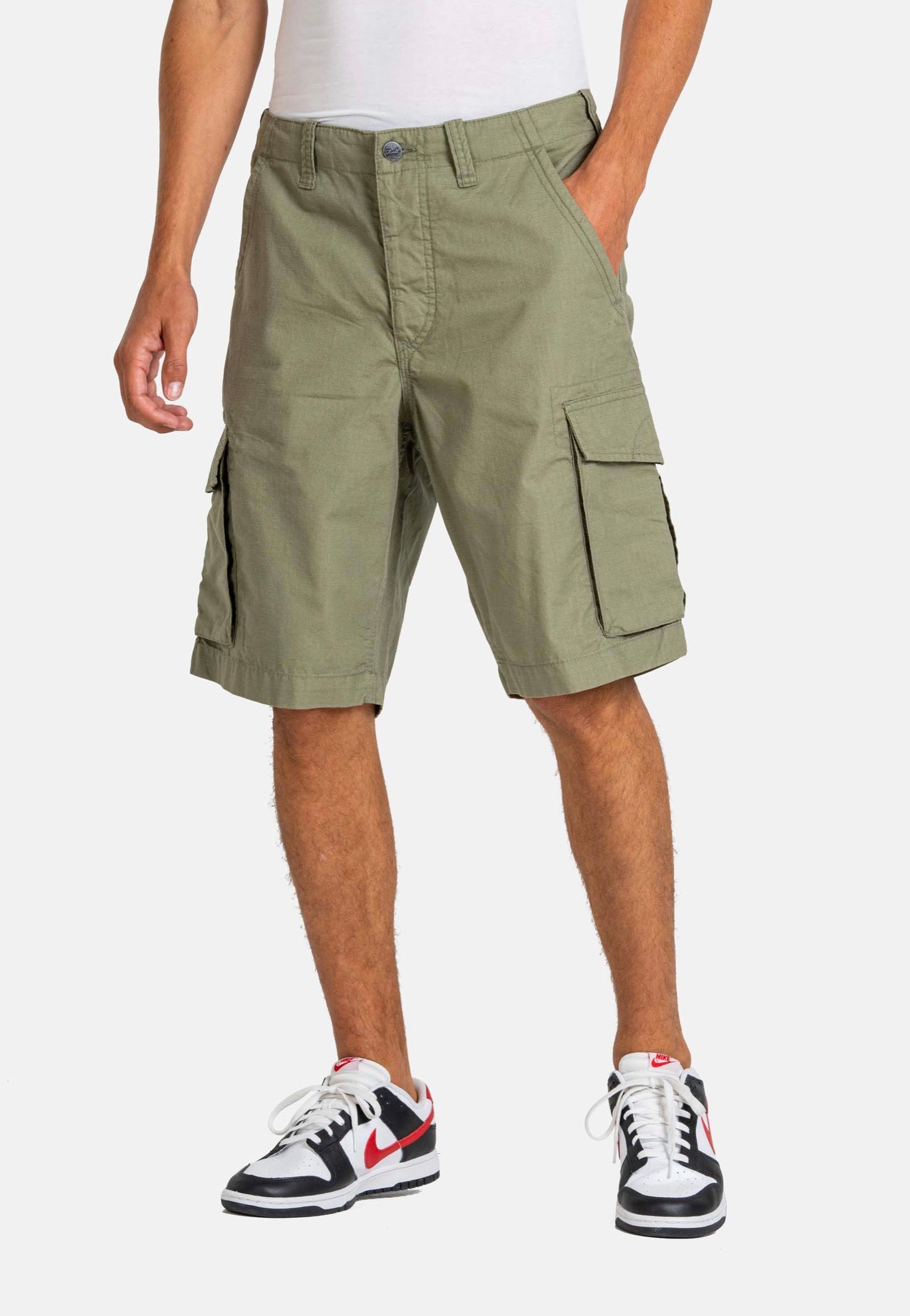 REELL - New Cargo Greyish Green - Shorts | Men-Image