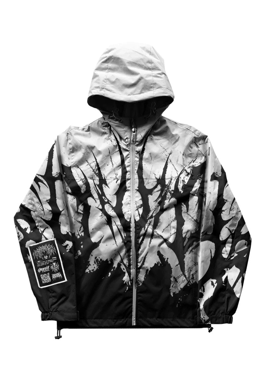 Stay Cold Apparel Chrome Scars (3M Reflective) Black/White Corta-Vento | Neutral-Image