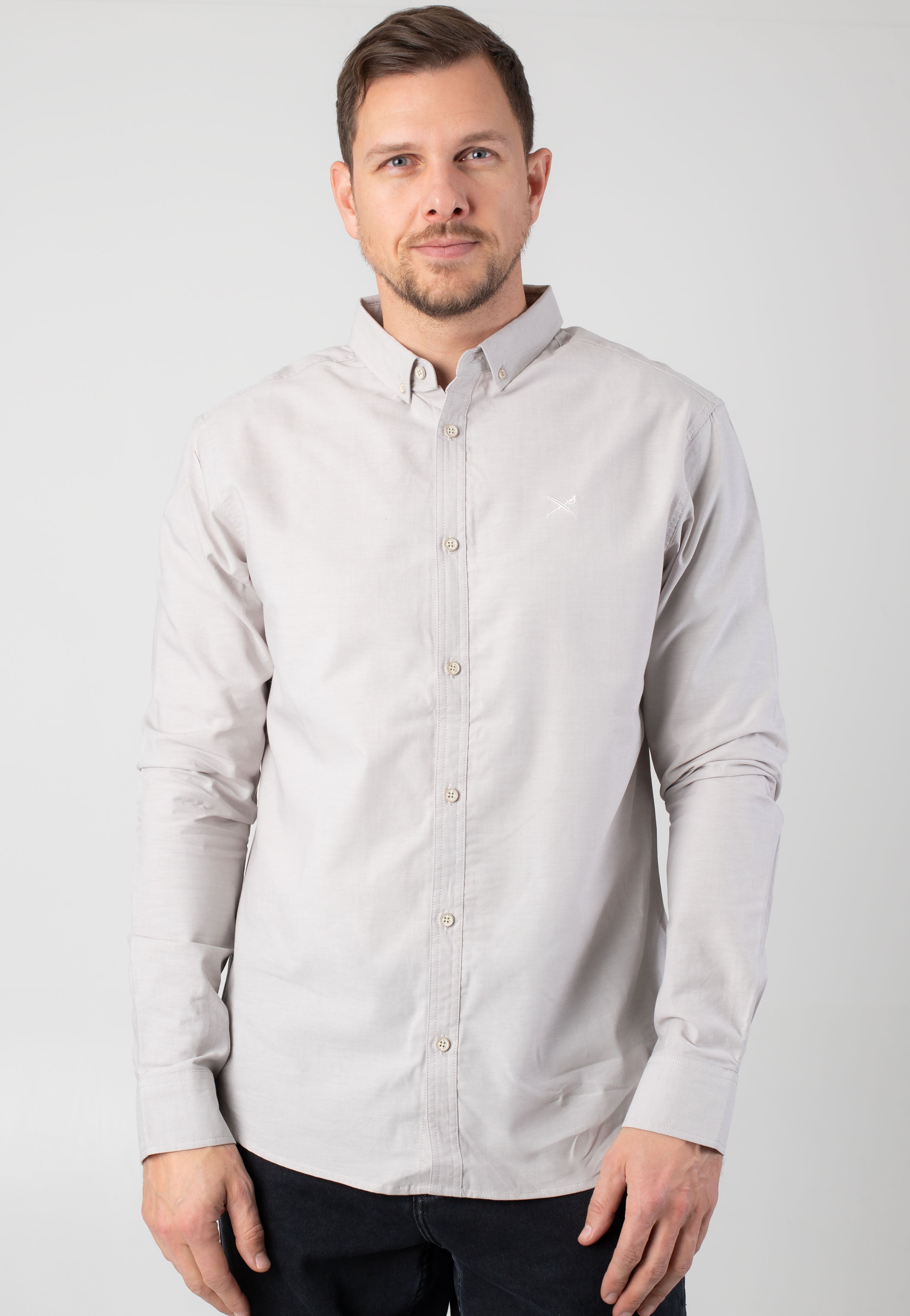 Iriedaily - Samuel LS Cloud Grey - Shirt | Men-Image