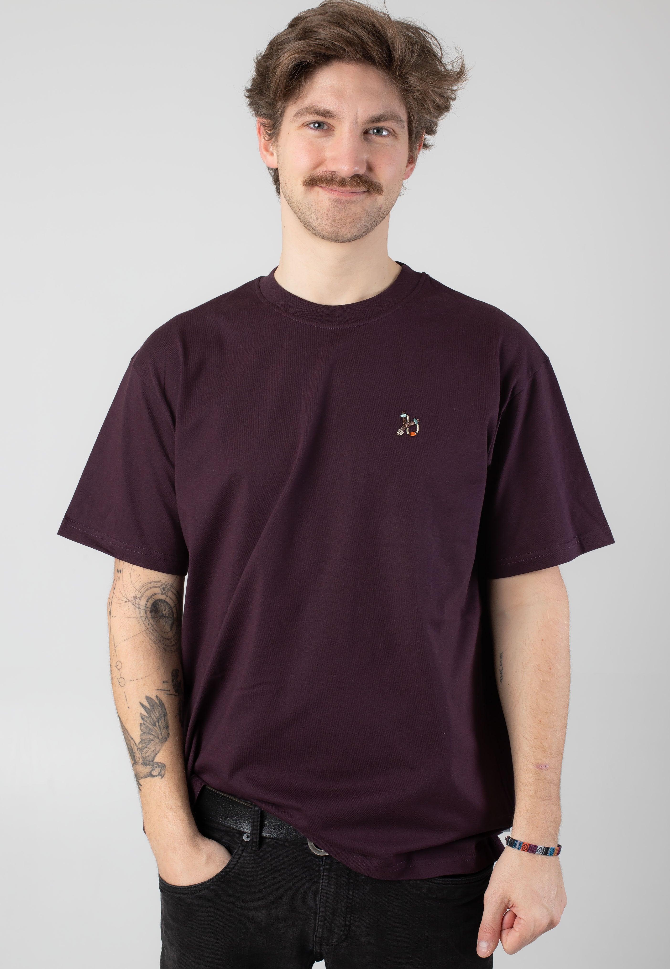 Iriedaily - Zwille Aubergine - T-Shirt | Men-Image