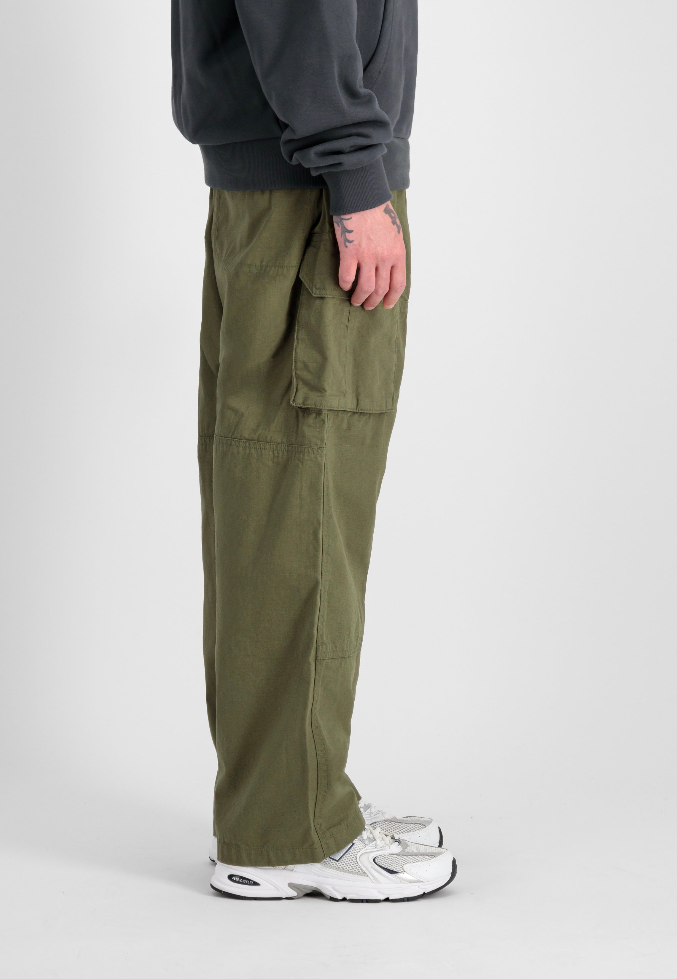 Alpha Industries - Ripstop Patchwork Dark Olive - Pants | Men-Image