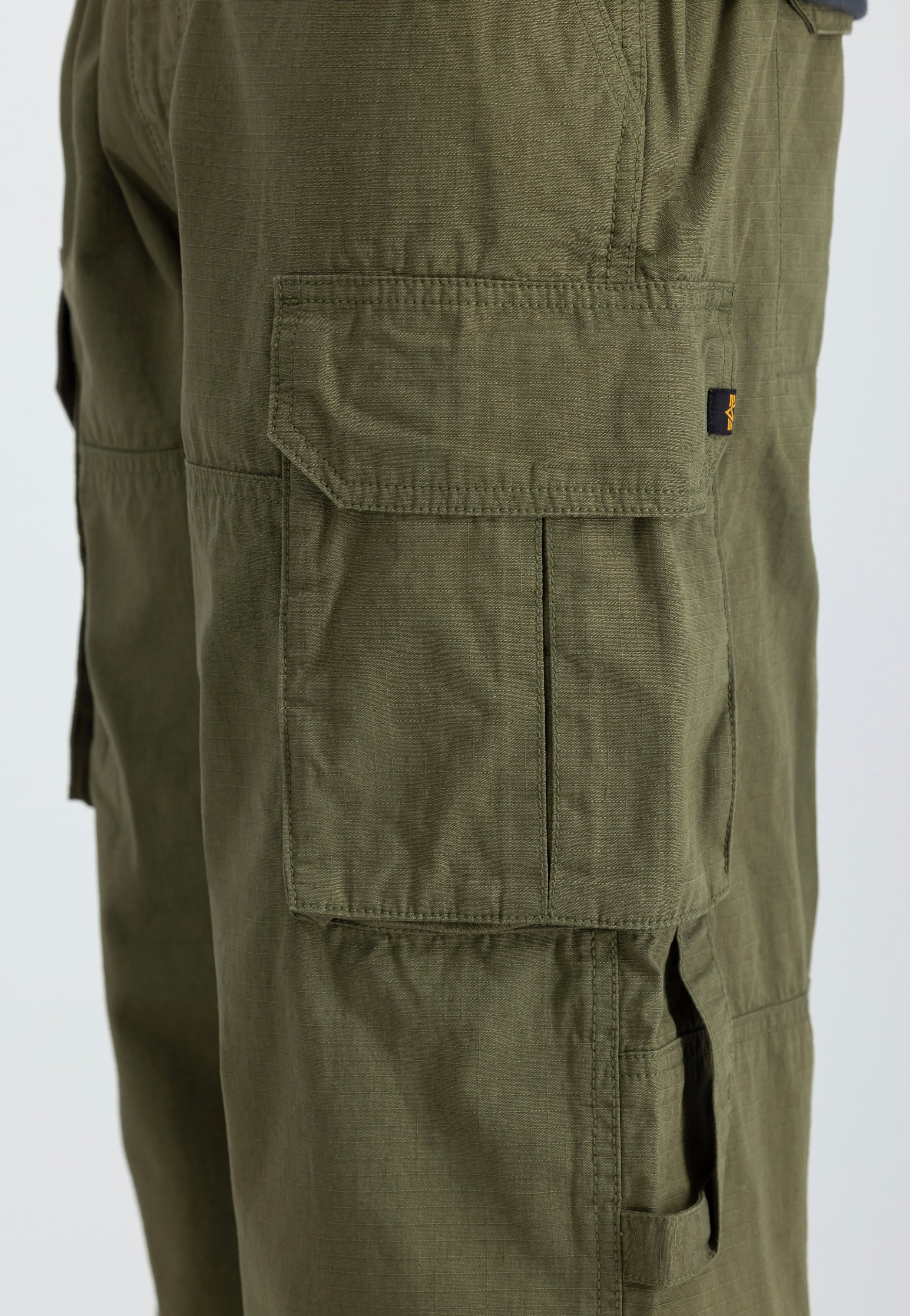Alpha Industries - Ripstop Patchwork Dark Olive - Pants | Men-Image