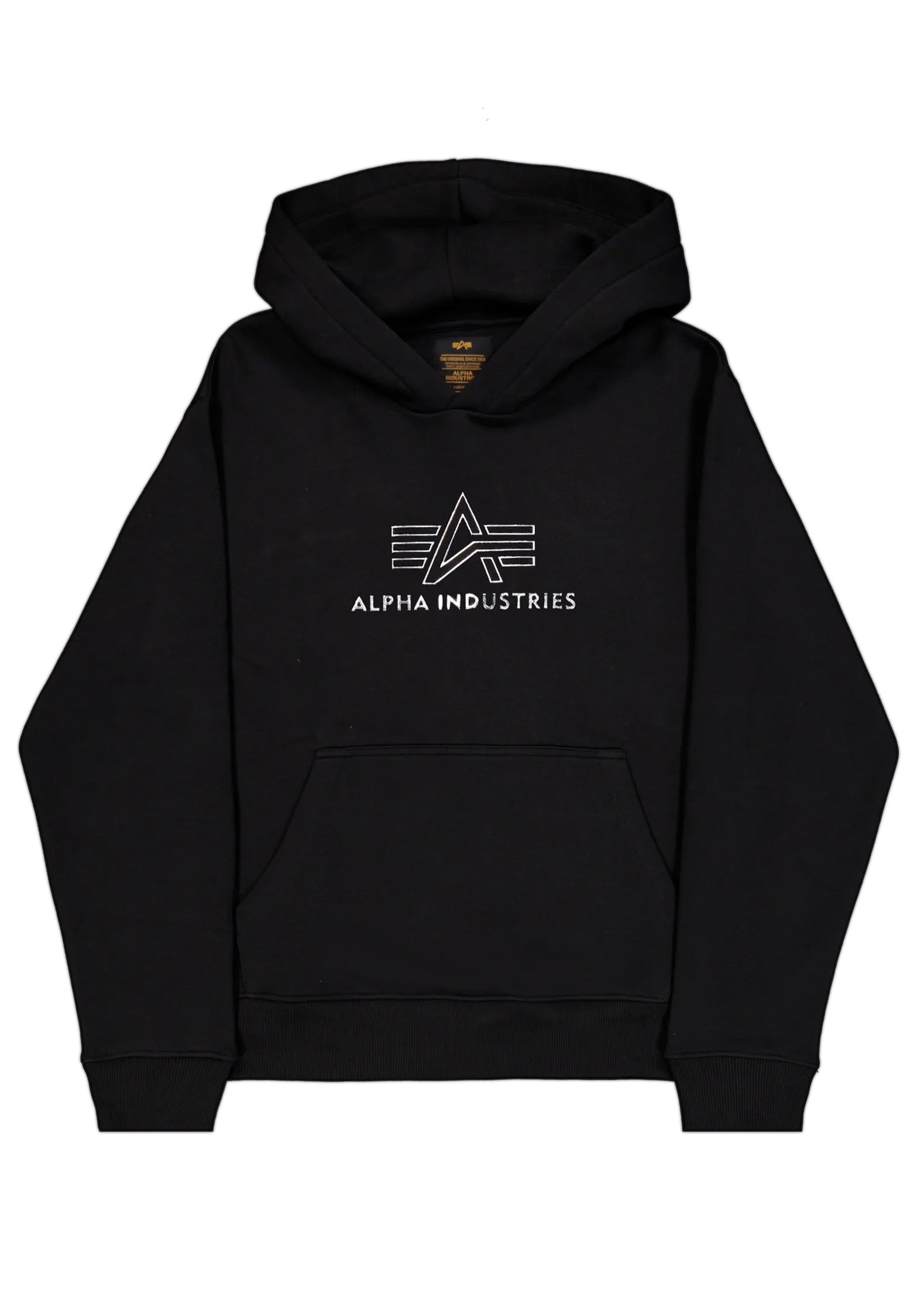 Alpha Industries - Basic TPU Black/Chrome - Hoodie | Men-Image