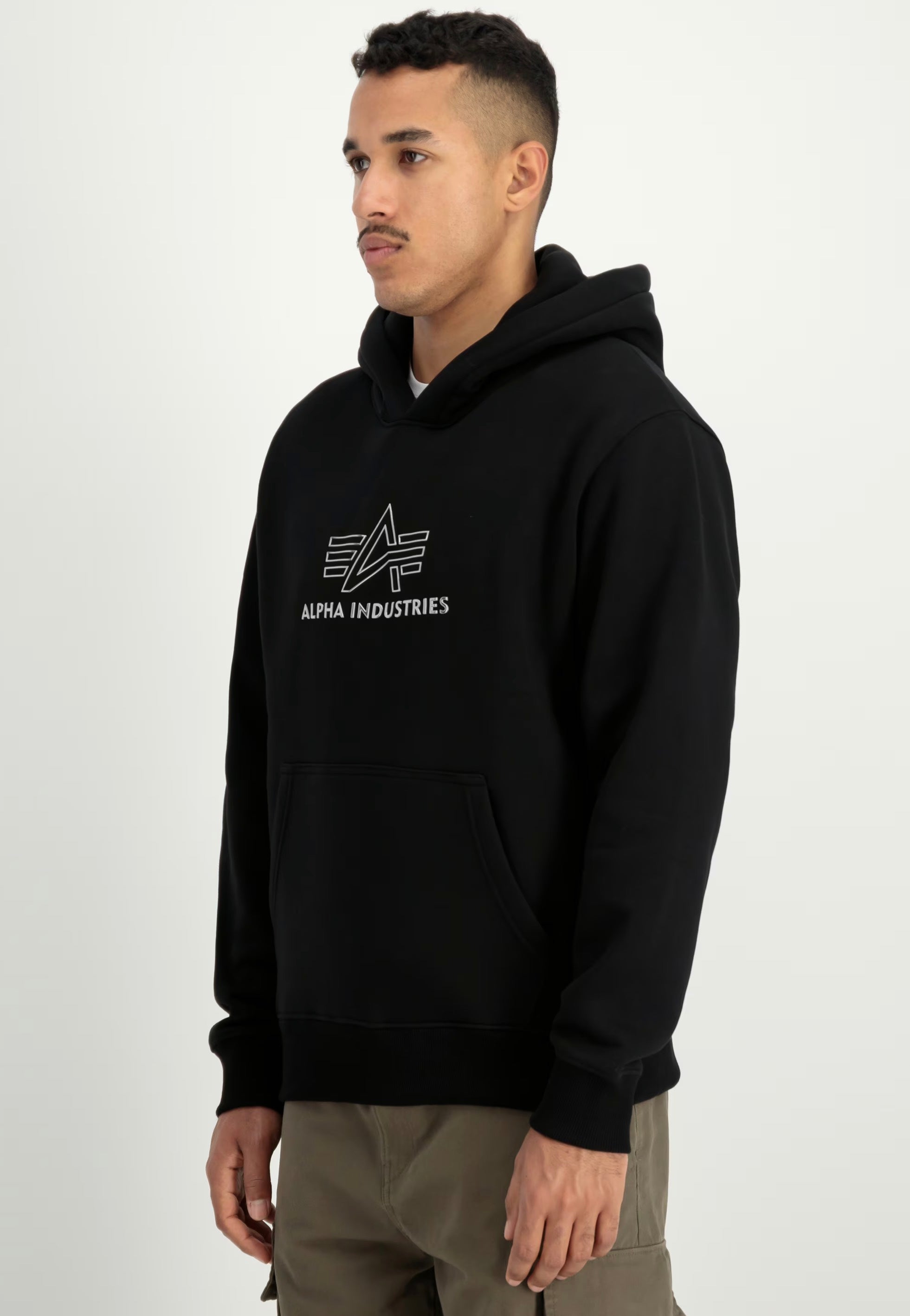 Alpha Industries - Basic TPU Black/Chrome - Hoodie | Men-Image