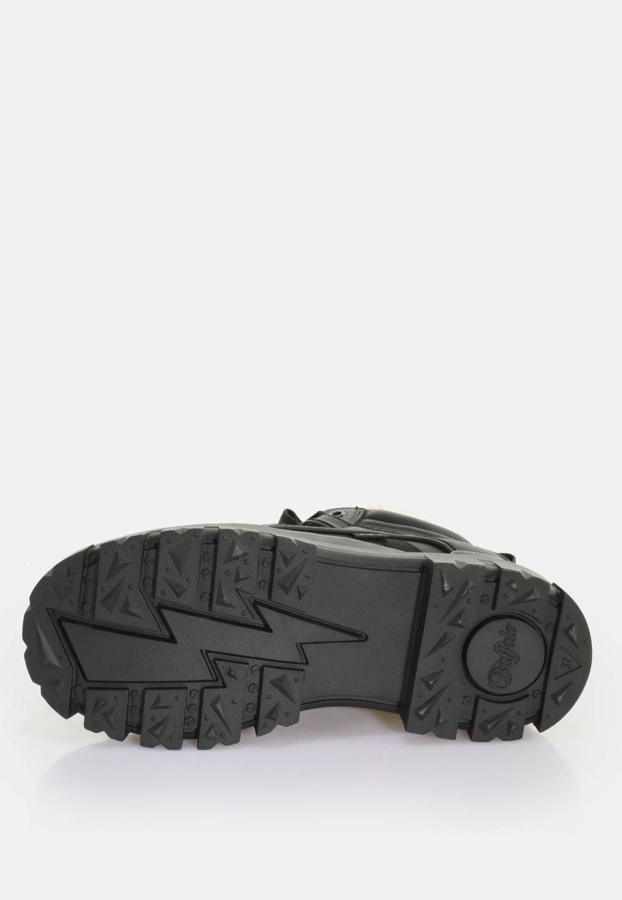Buffalo Aspha Nc Mid Warm Vegan Nubuck Black Sapatos de Mulher | Women-Image