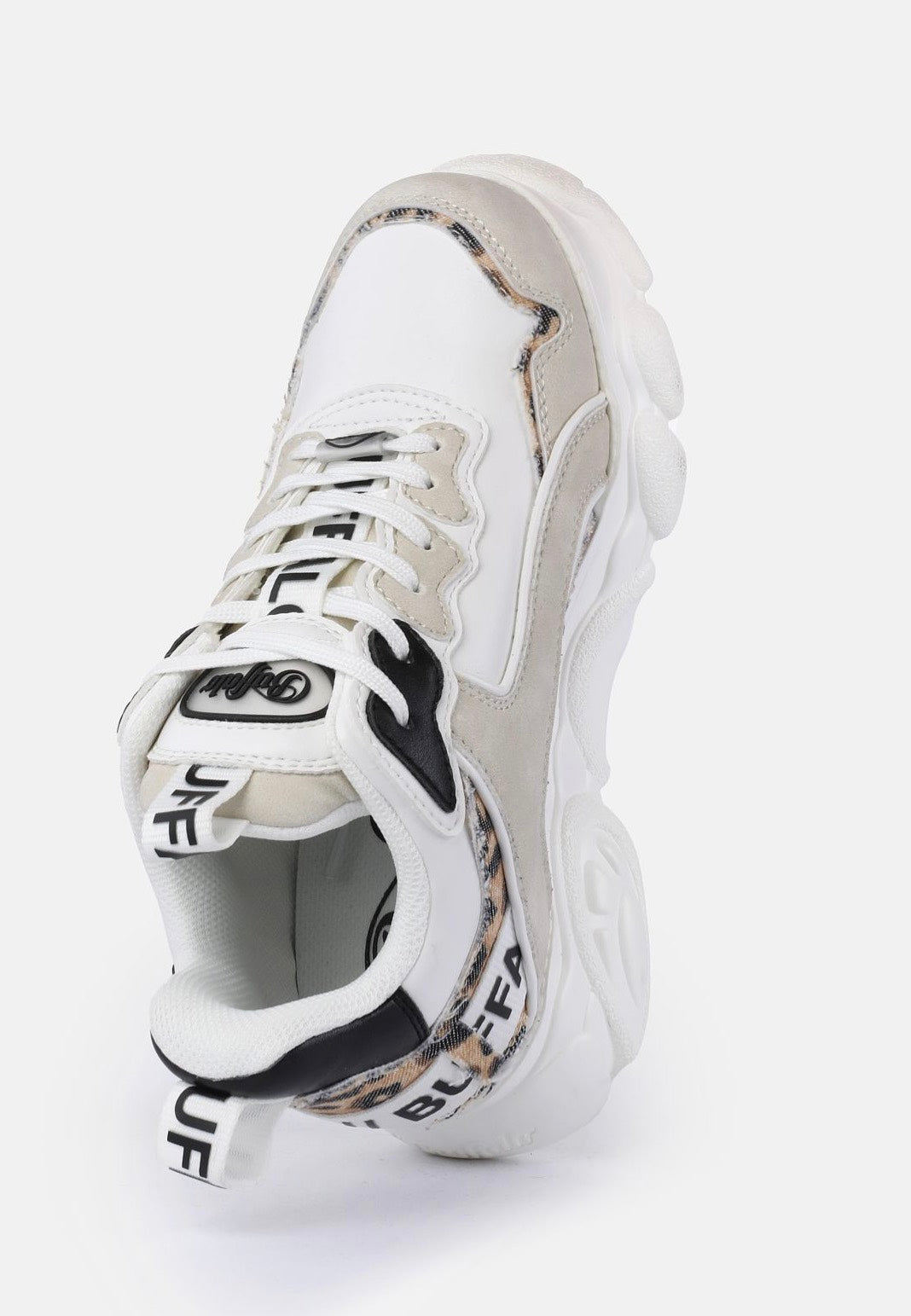 Buffalo - CLD Chai Vegan White/Beige/Leo - Girl Shoes | Women-Image