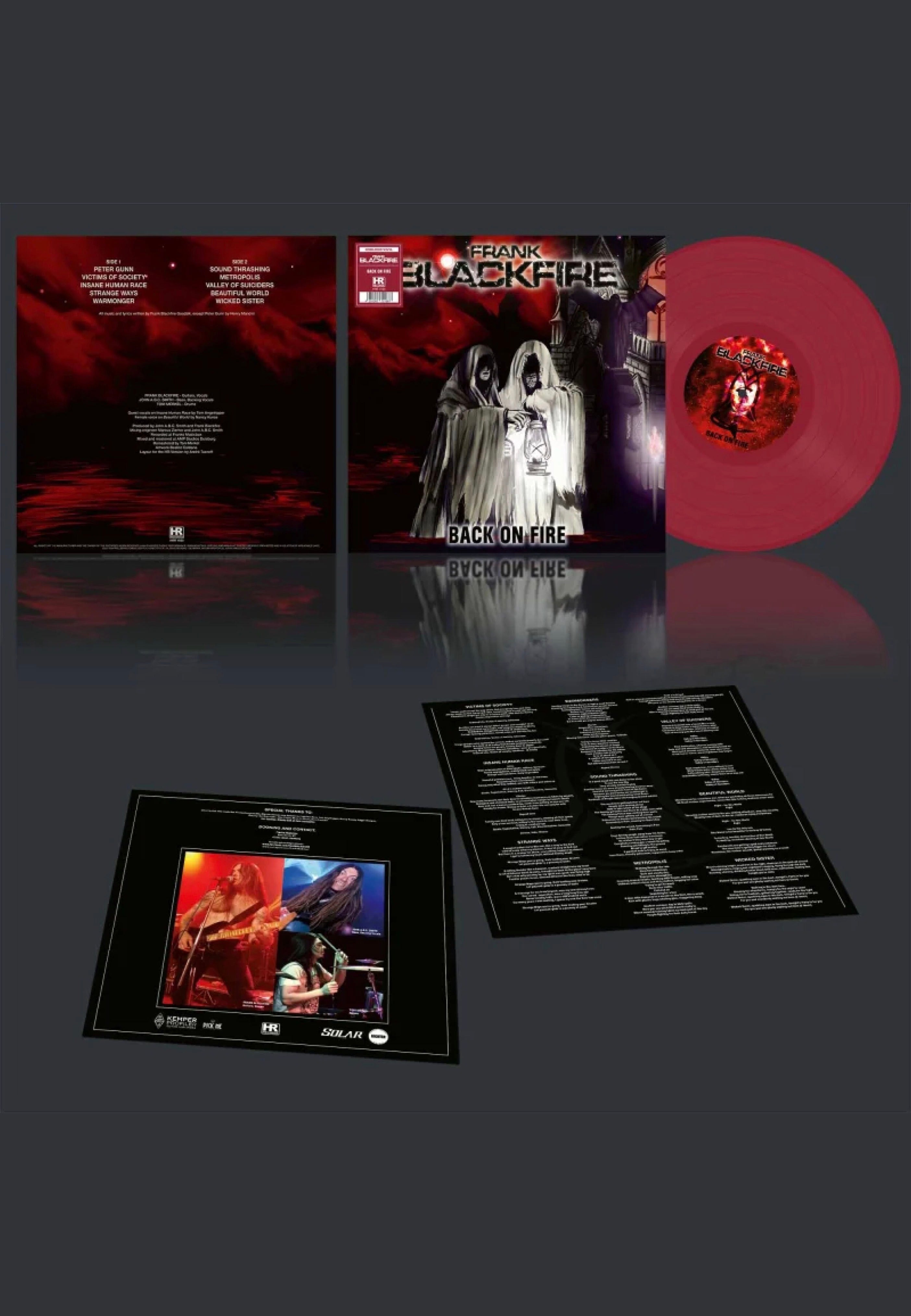Frank Blackfire - Back On Fire Ltd. Oxblood - Colored Vinyl | Neutral-Image