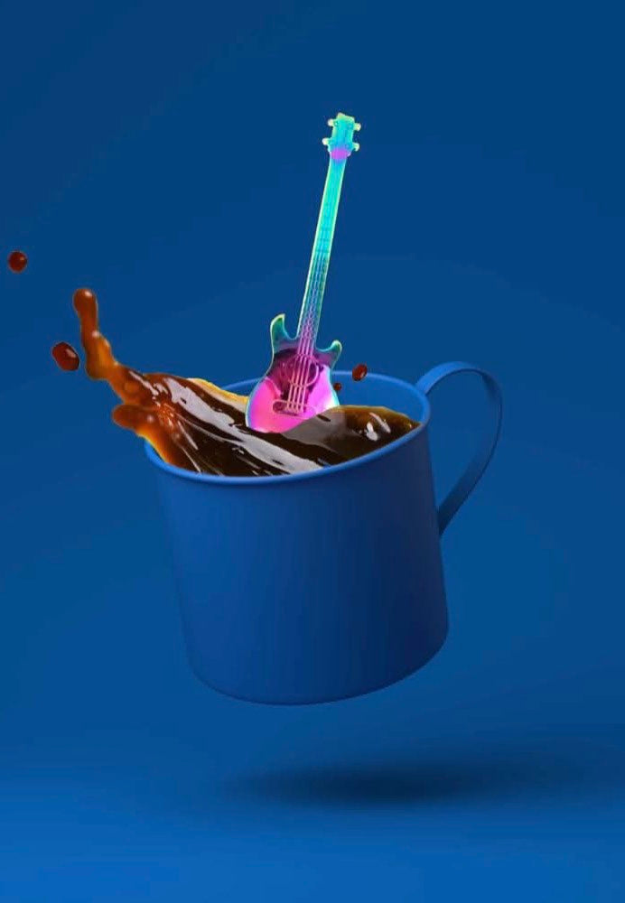 Winkee Rocks - Rockin' Gitarren 4er Set - Spoon | Neutral-Image