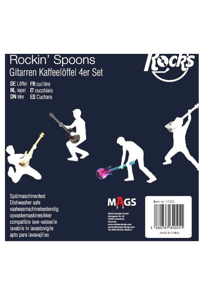 Winkee Rocks - Rockin' Gitarren 4er Set - Spoon | Neutral-Image