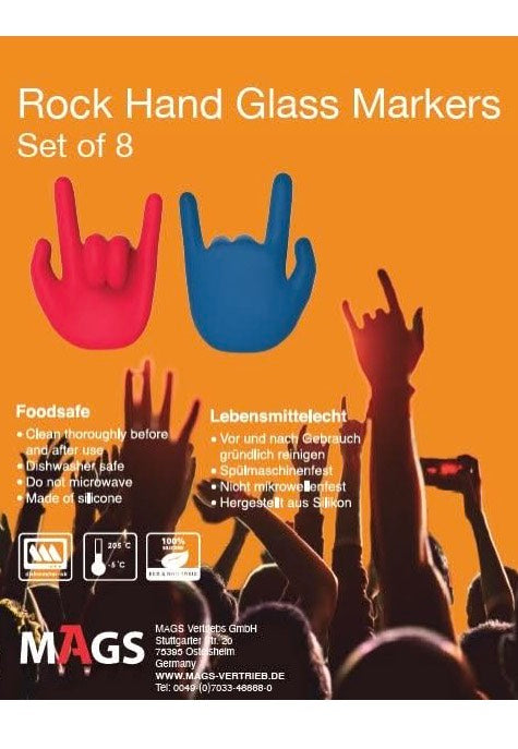 Winkee Rocks - Rock Hand Set Of 8 - Glass Marker | Neutral-Image