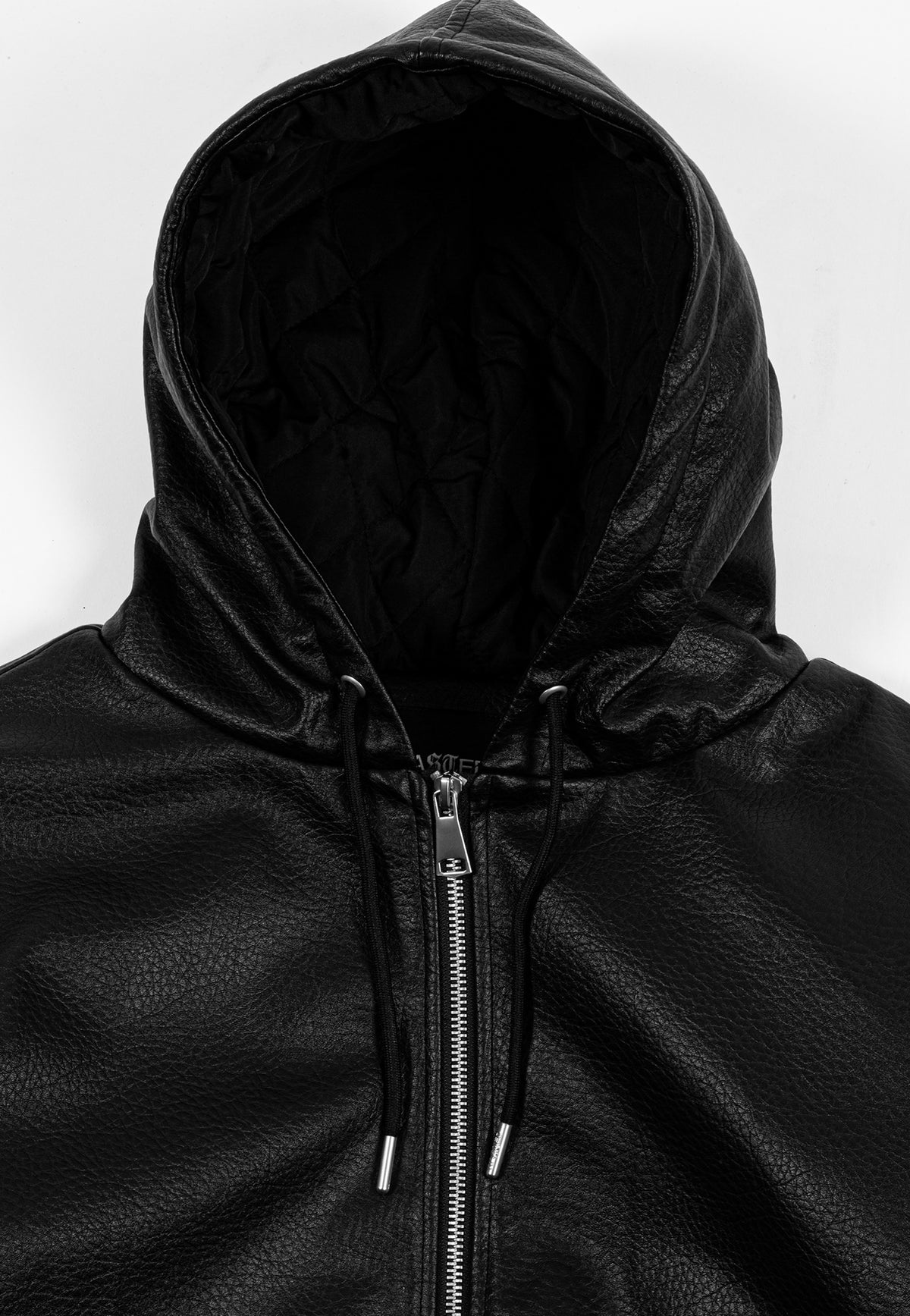 Wasted Paris Nifty Shelter Black Lederjacke | Men-Image