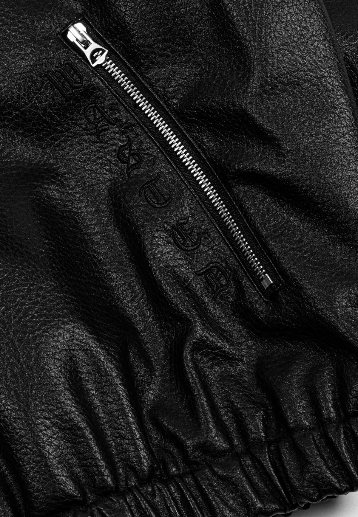Wasted Paris Nifty Shelter Black Lederjacke | Men-Image