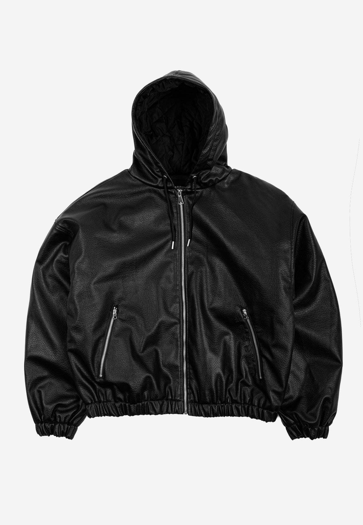 Wasted Paris Nifty Shelter Black Lederjacke | Men-Image