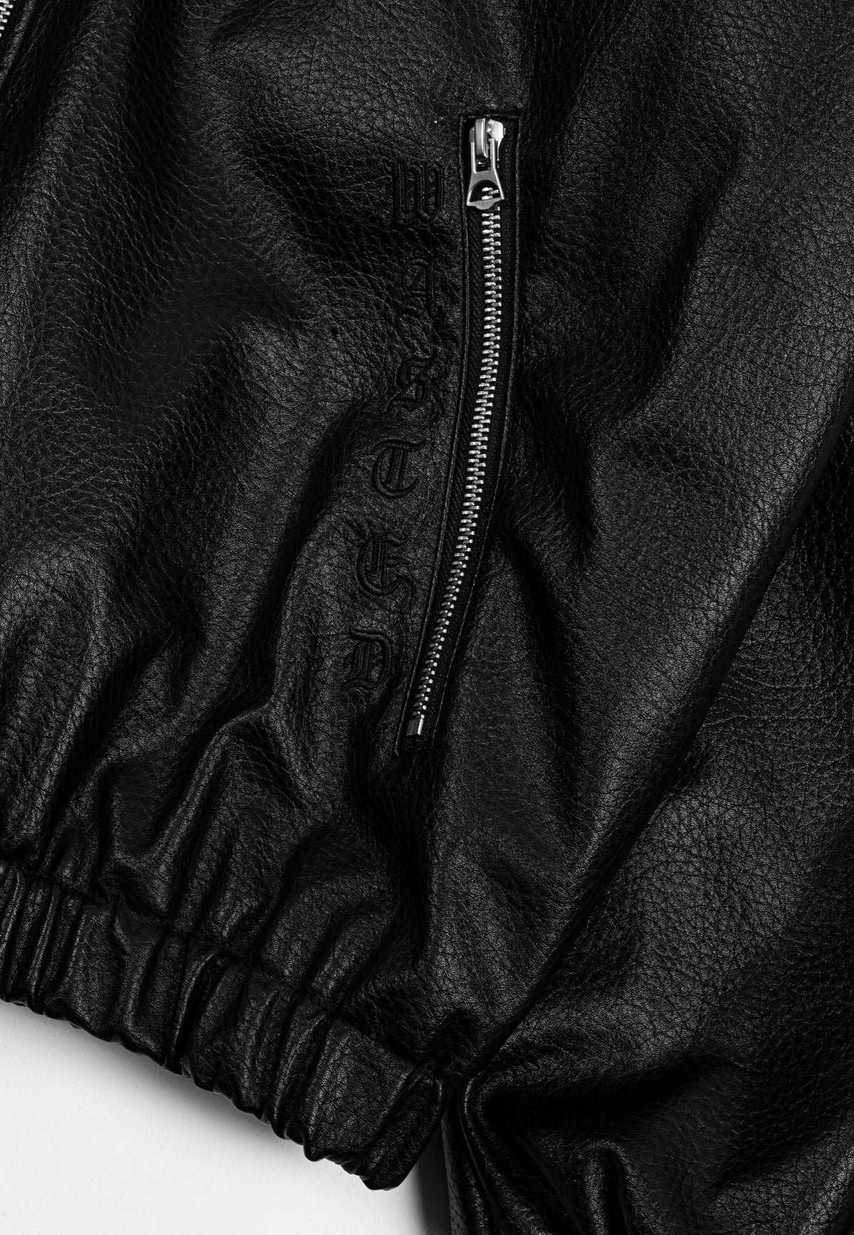 Wasted Paris Nifty Shelter Black Lederjacke | Men-Image