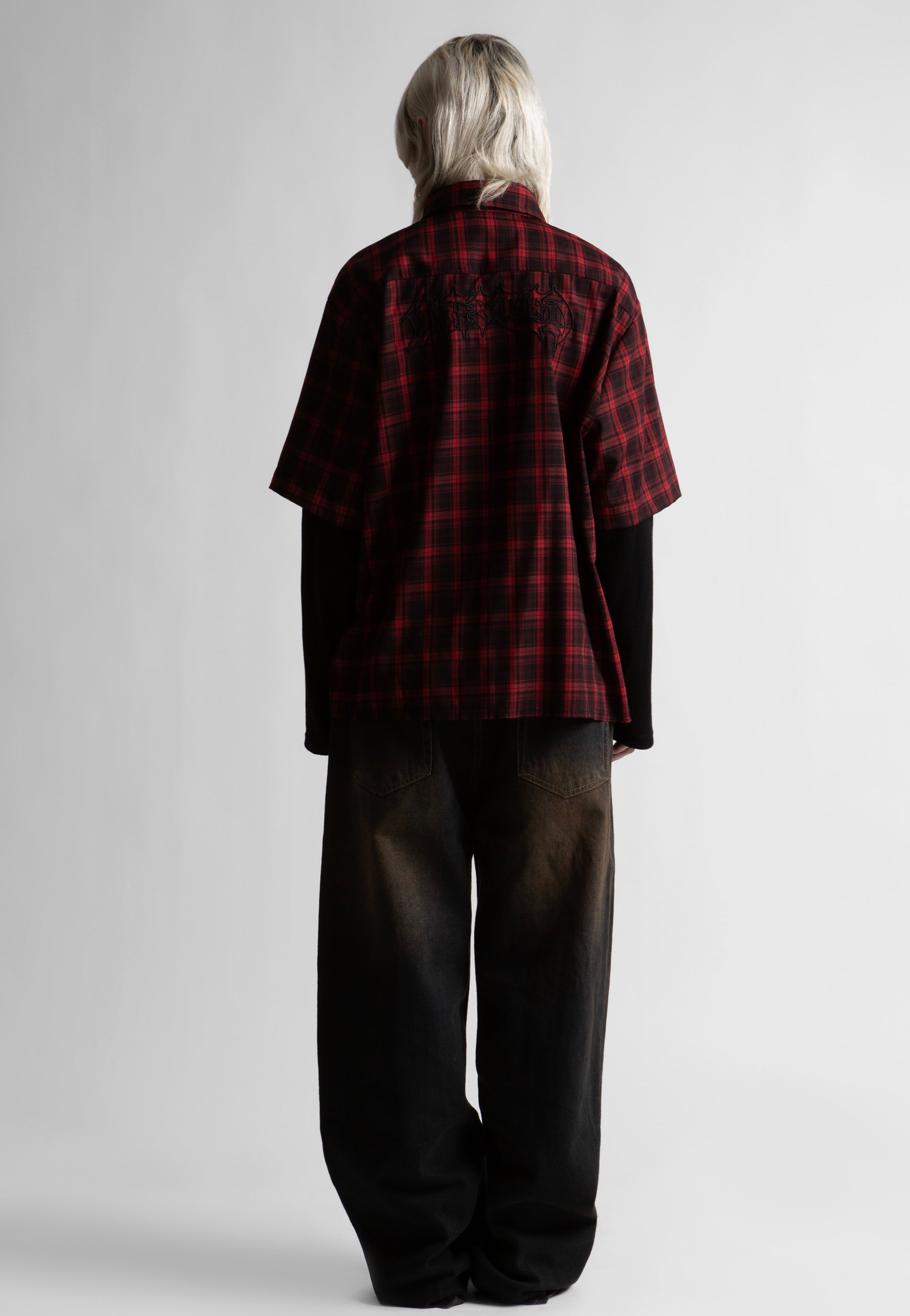 Wasted Paris - Tartan Age Fire Red Black - Shirt | Women-Image