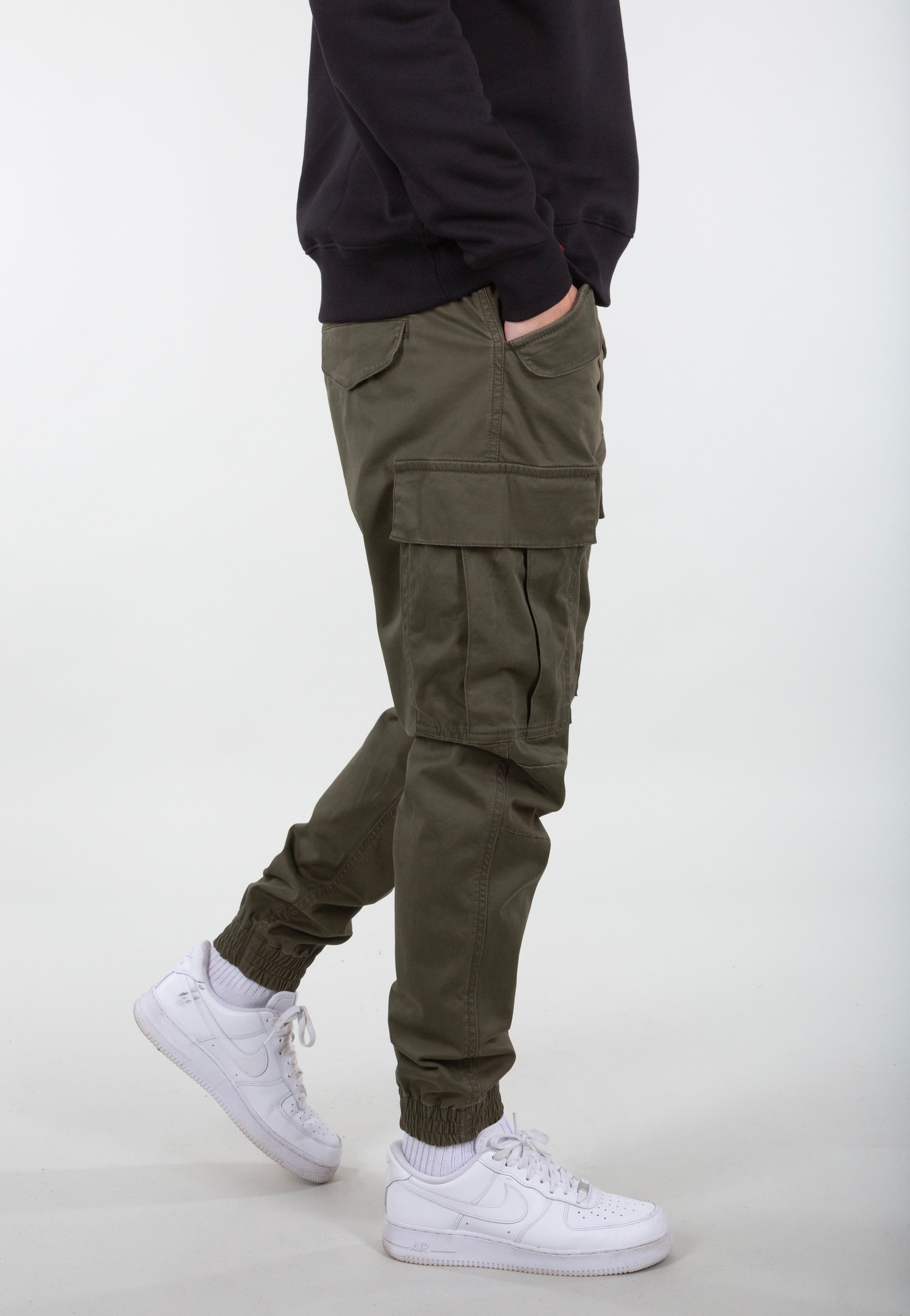 Alpha Industries - Airman Black/Olive - Pants | Men-Image