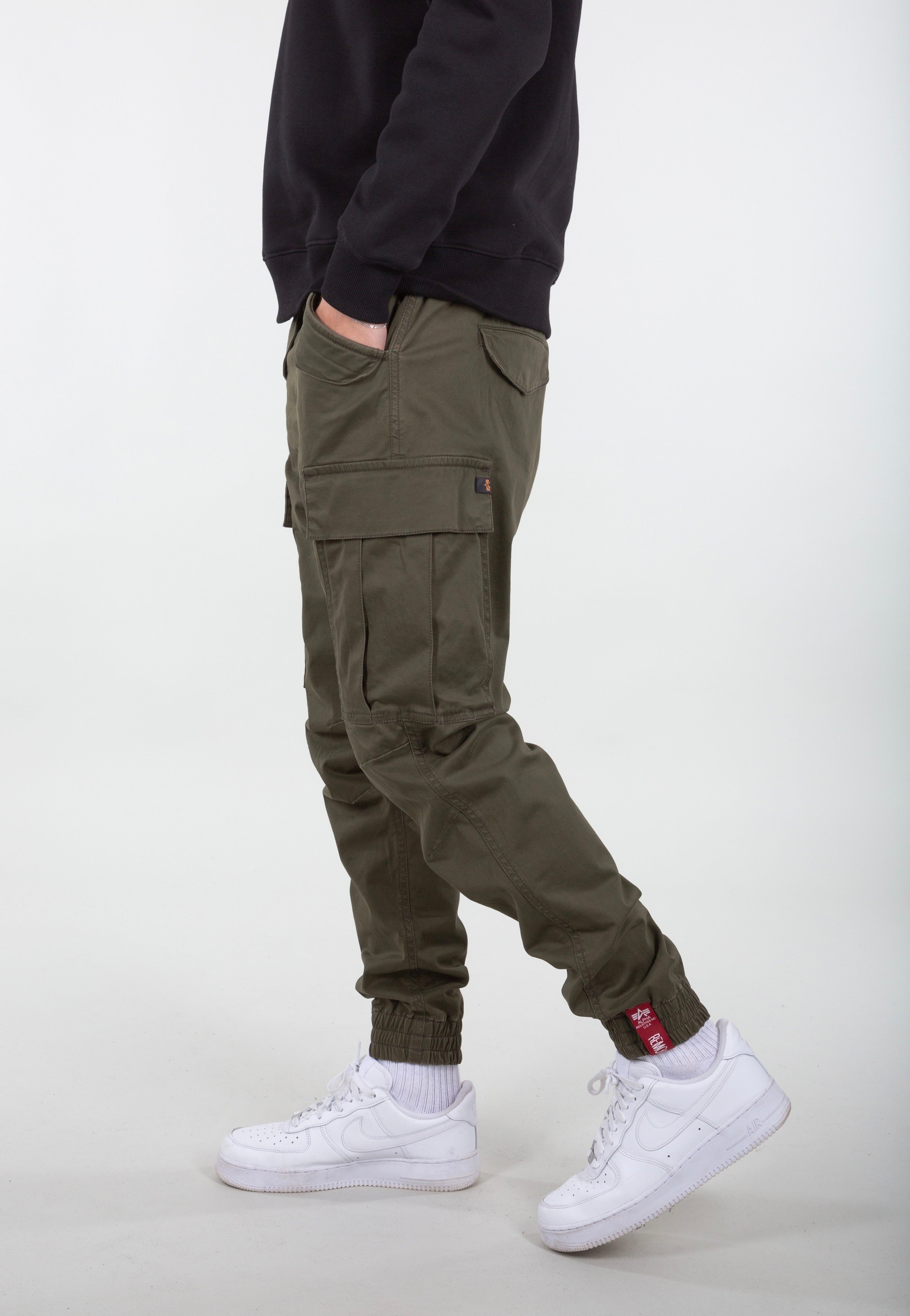 Alpha Industries - Airman Black/Olive - Pants | Men-Image