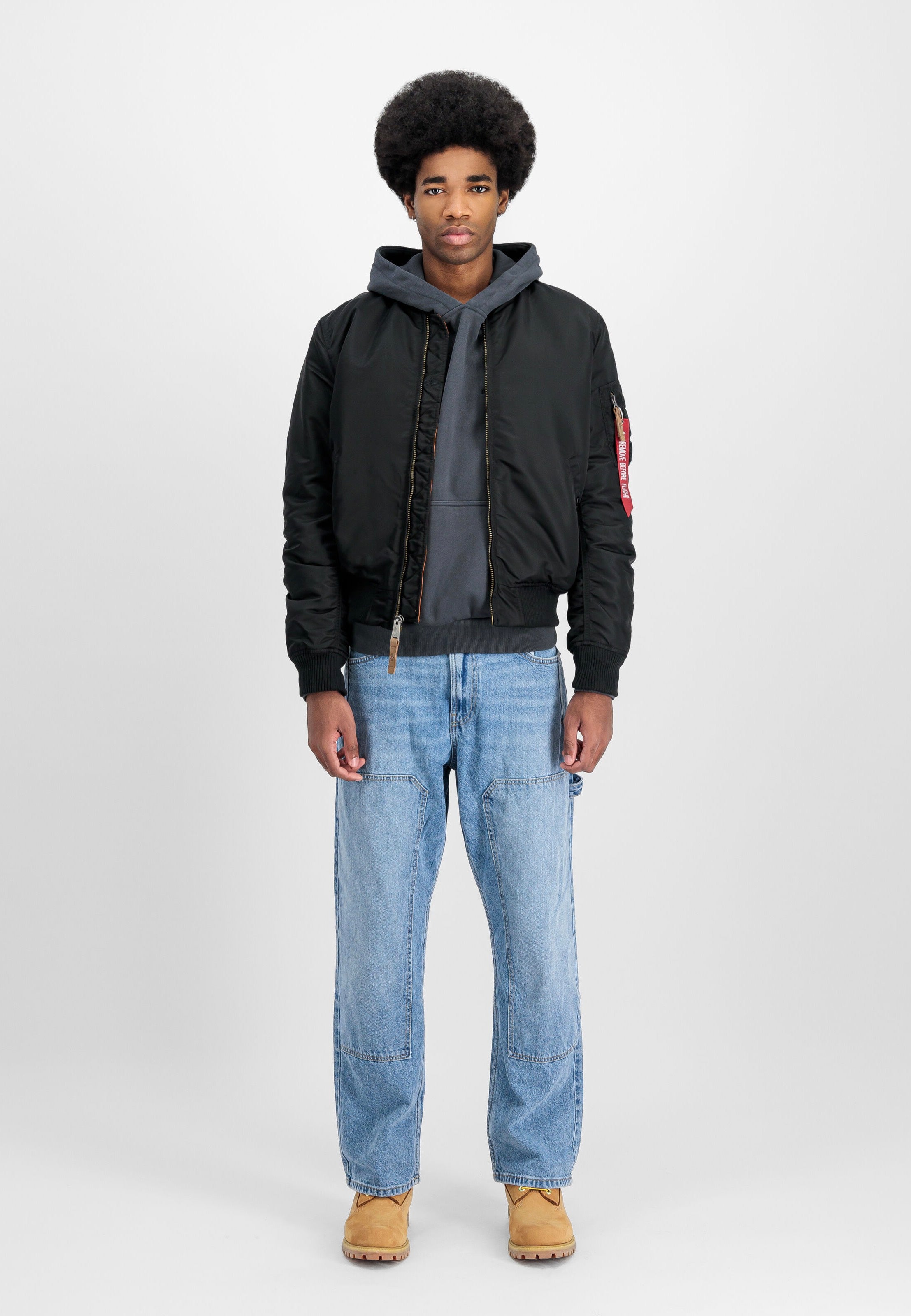 Alpha Industries MA-1 VF Vintage Fit 59 Black Olive - Jacket