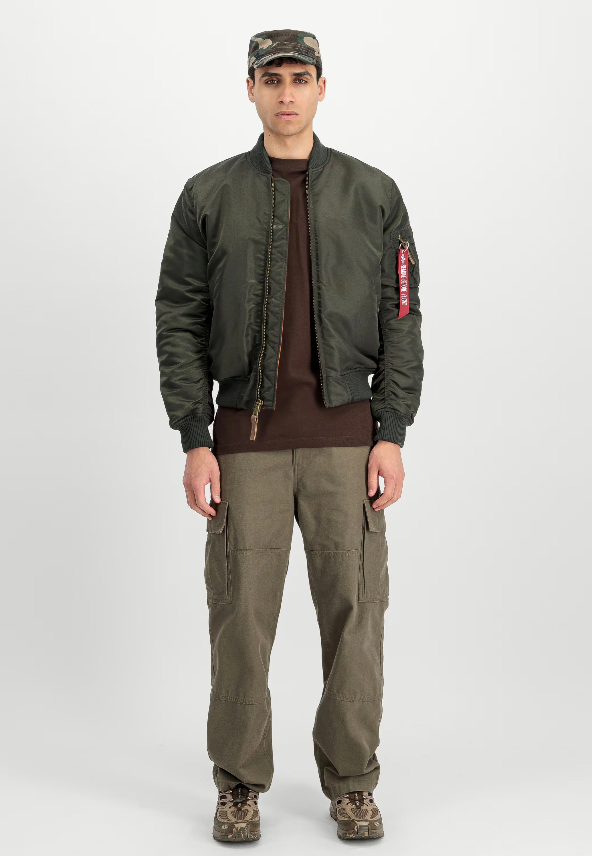 Alpha Industries MA-1 VF Vintage Fit 59 Black Olive - Jacket