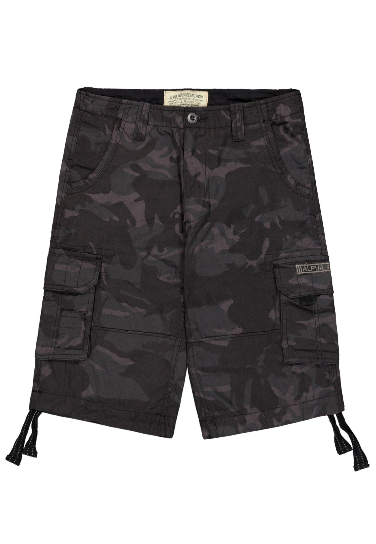 Alpha Industries Jet Short Black Camo - Shorts | Impericon