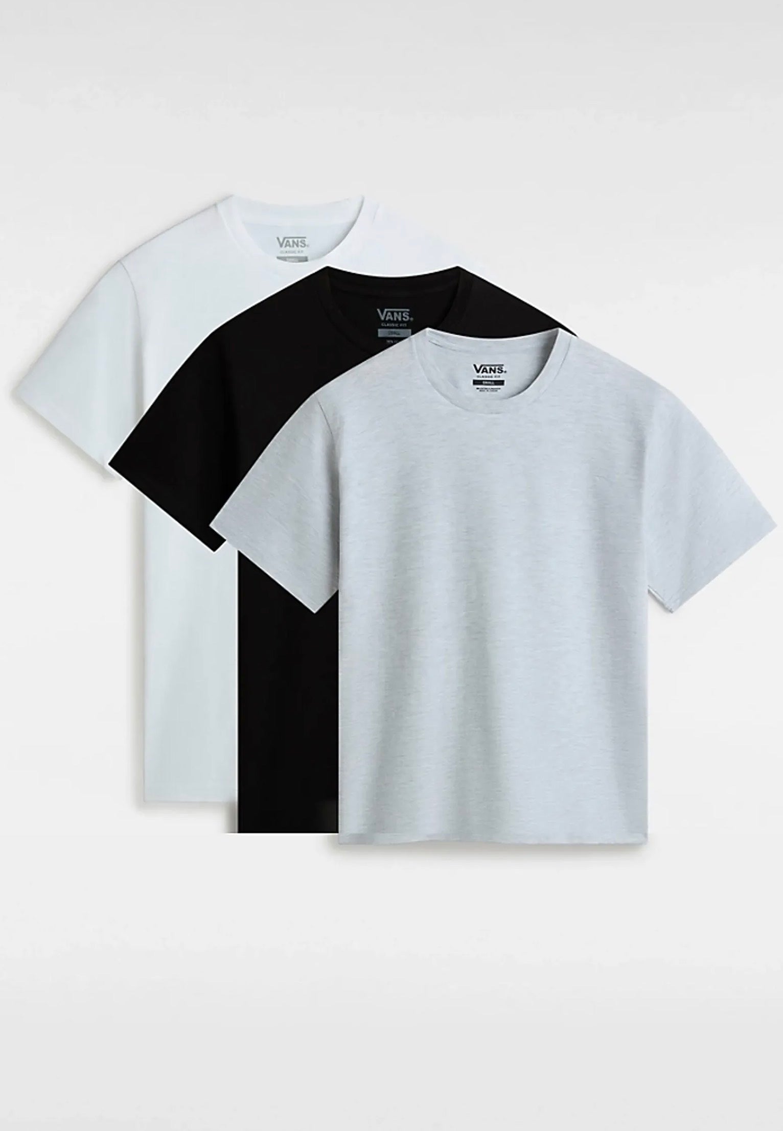 Vans - Basic Pack Of 3 Multi - T-Shirt | Men-Image