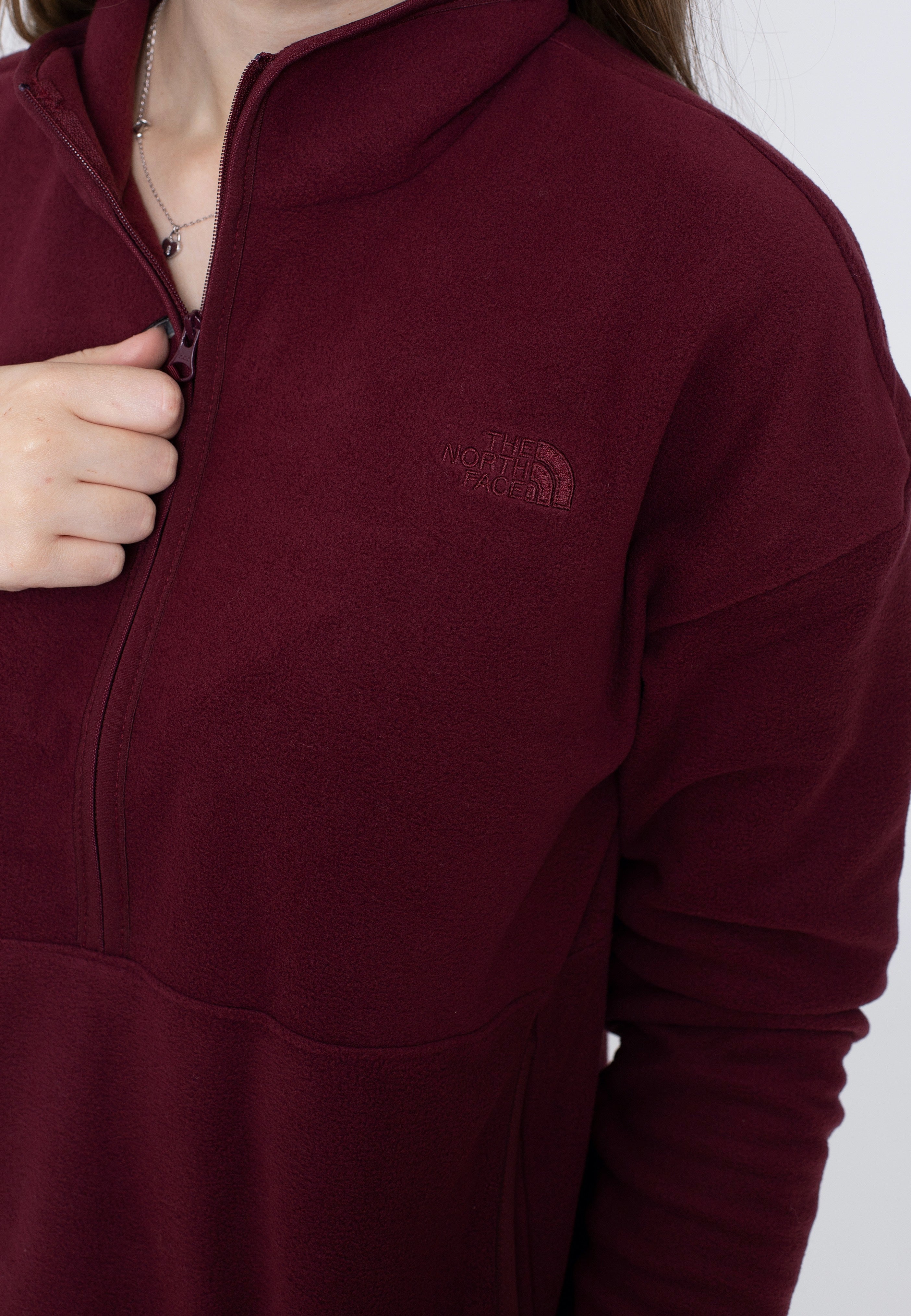 The North Face - Tka Glacier Crop Regal Red - Pullover | Women-Image