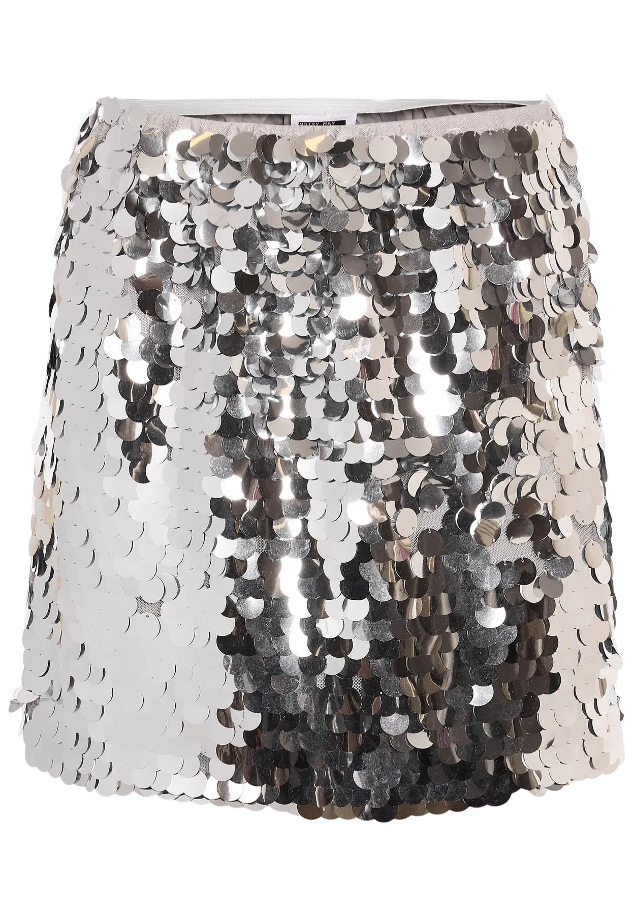 Noisy May - Smila Mini Sequin Silver Colour - Skirt | Women-Image